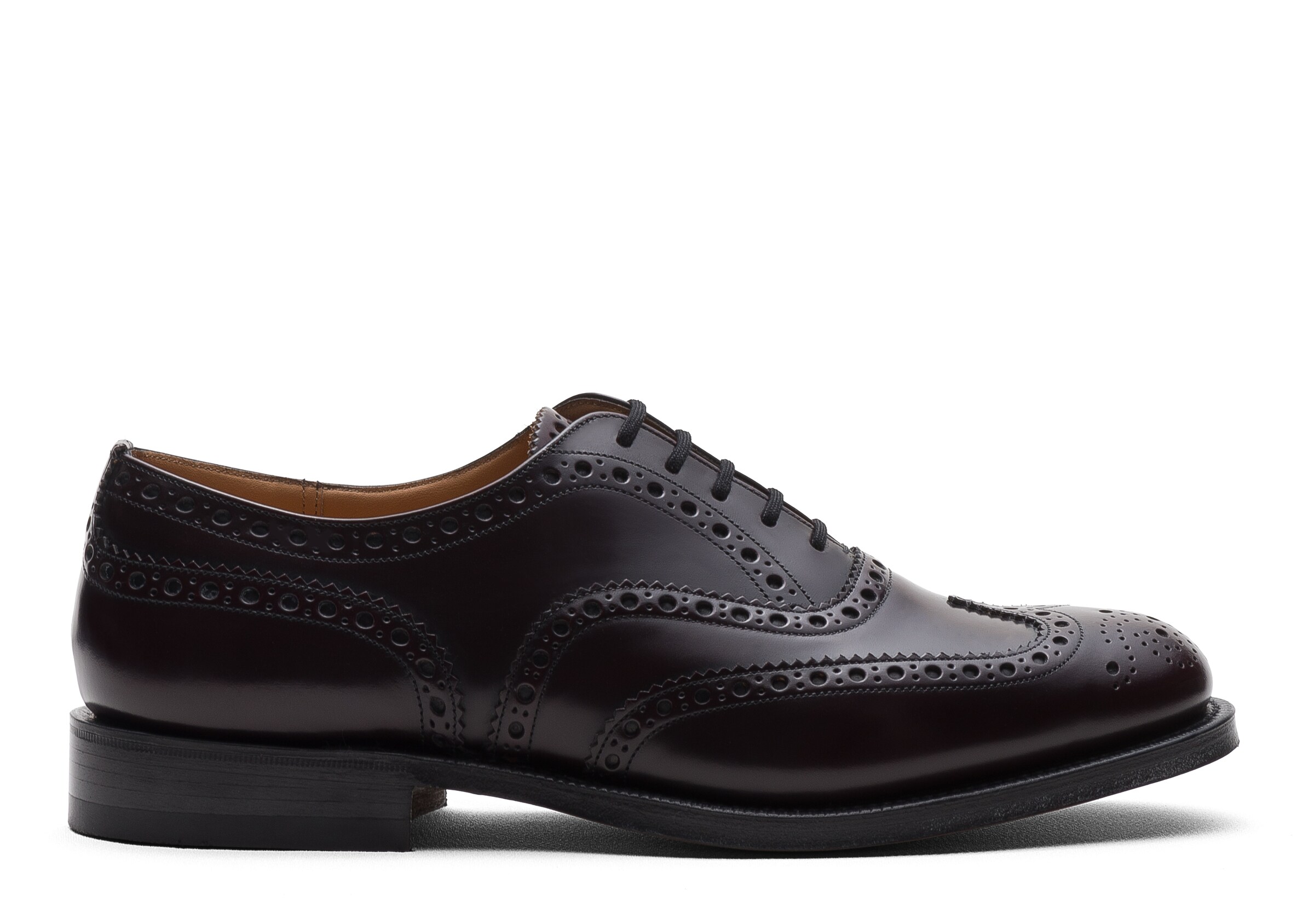 Church Polished Binder Oxford Brogue, Man, Burgundy, Size 6,5