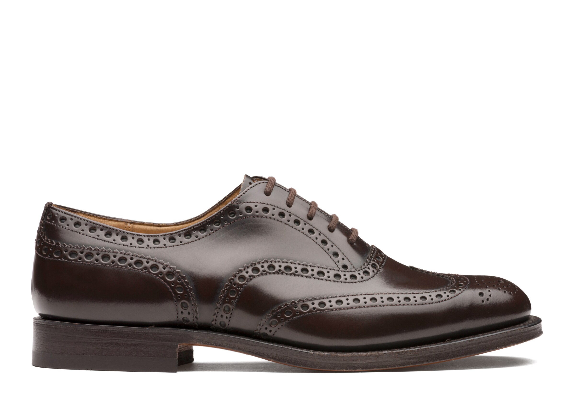 Church Polished Binder Oxford Brogue, Man, Light Ebony, Size 11
