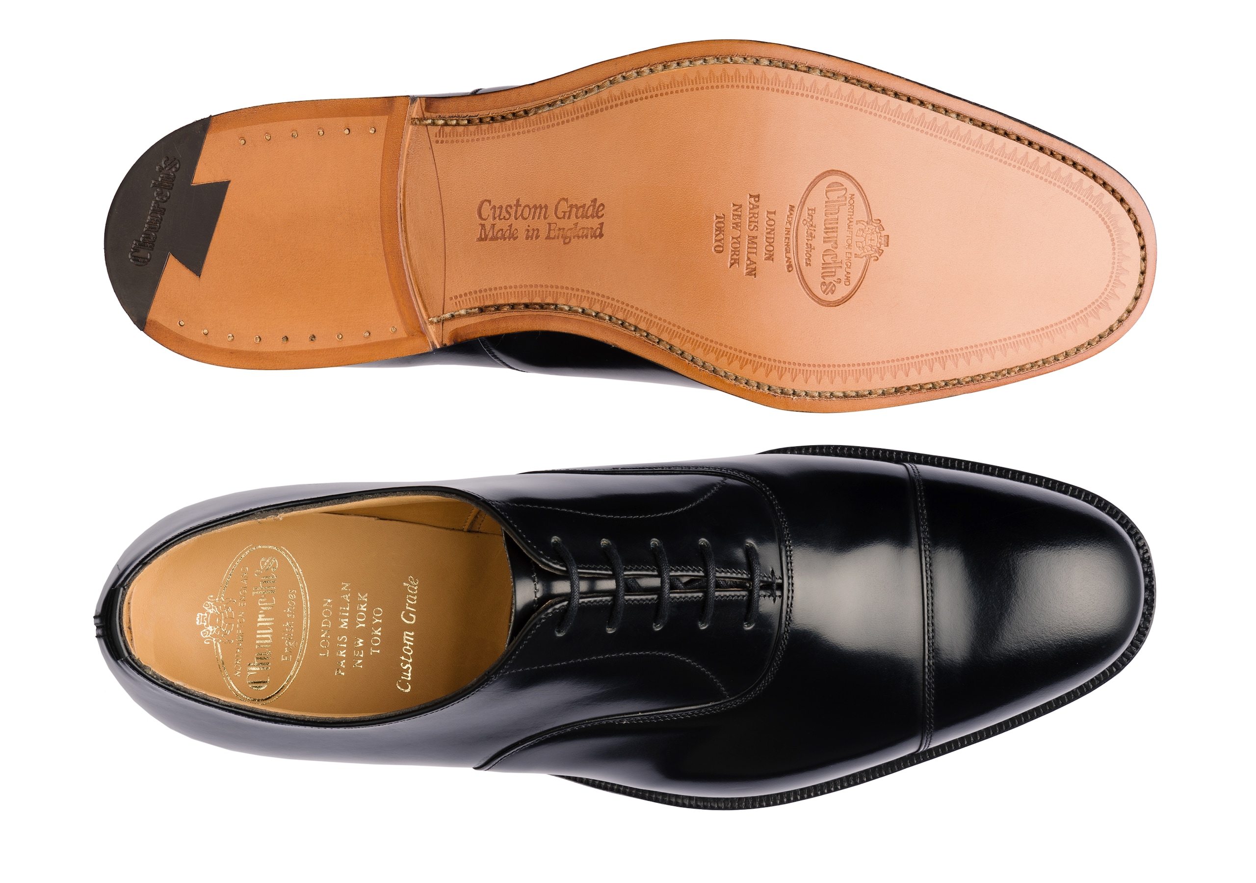 Consul 173 Church's Polished Binder Oxford Black