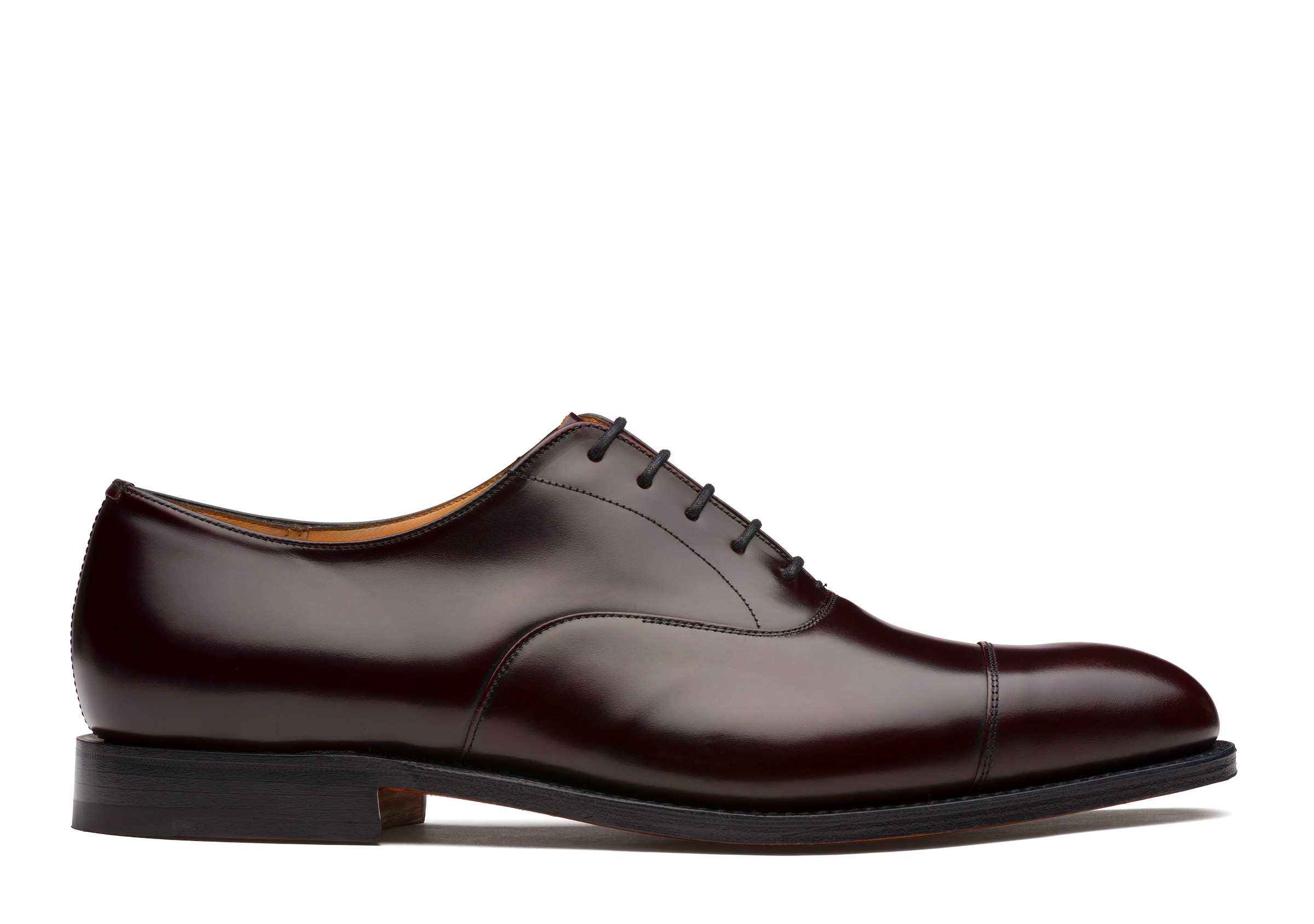Church Polished Binder Oxford, Man, Burgundy, Size 6,5