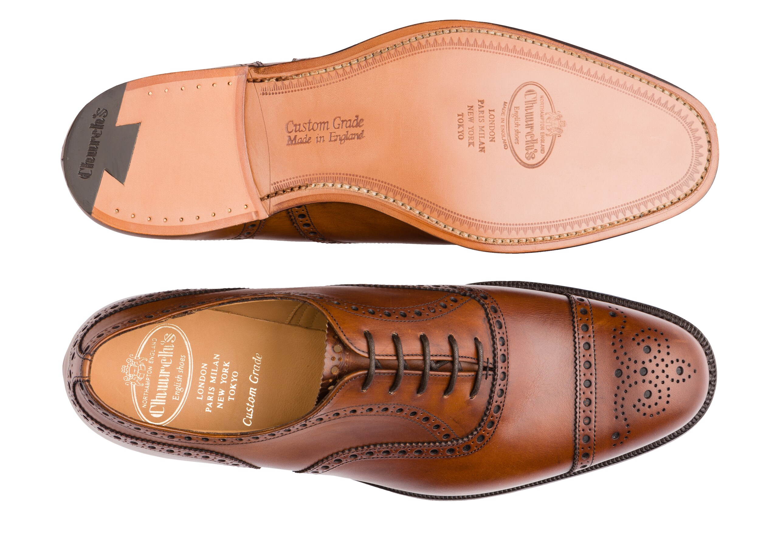 Diplomat 173 Church's Richelieu Oxford en Cuir Nevada Marron