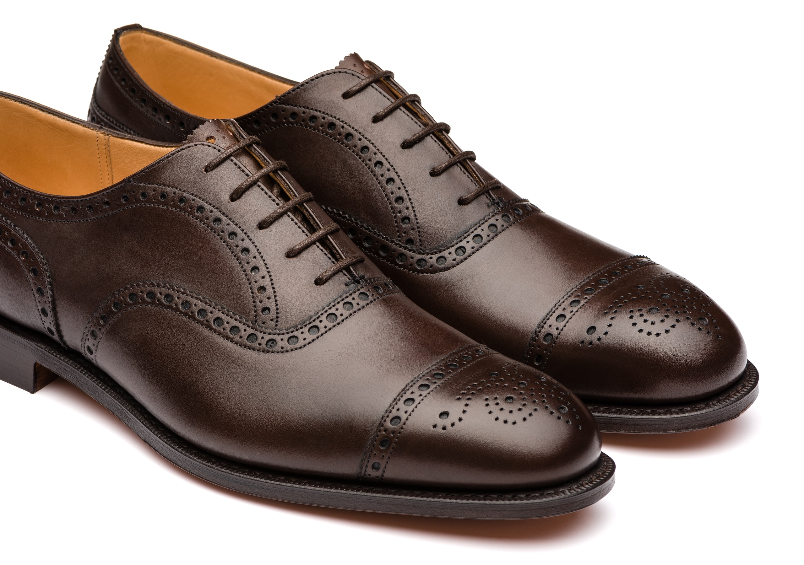 Diplomat 173 Church's Nevada Leather Oxford Brogue Brown