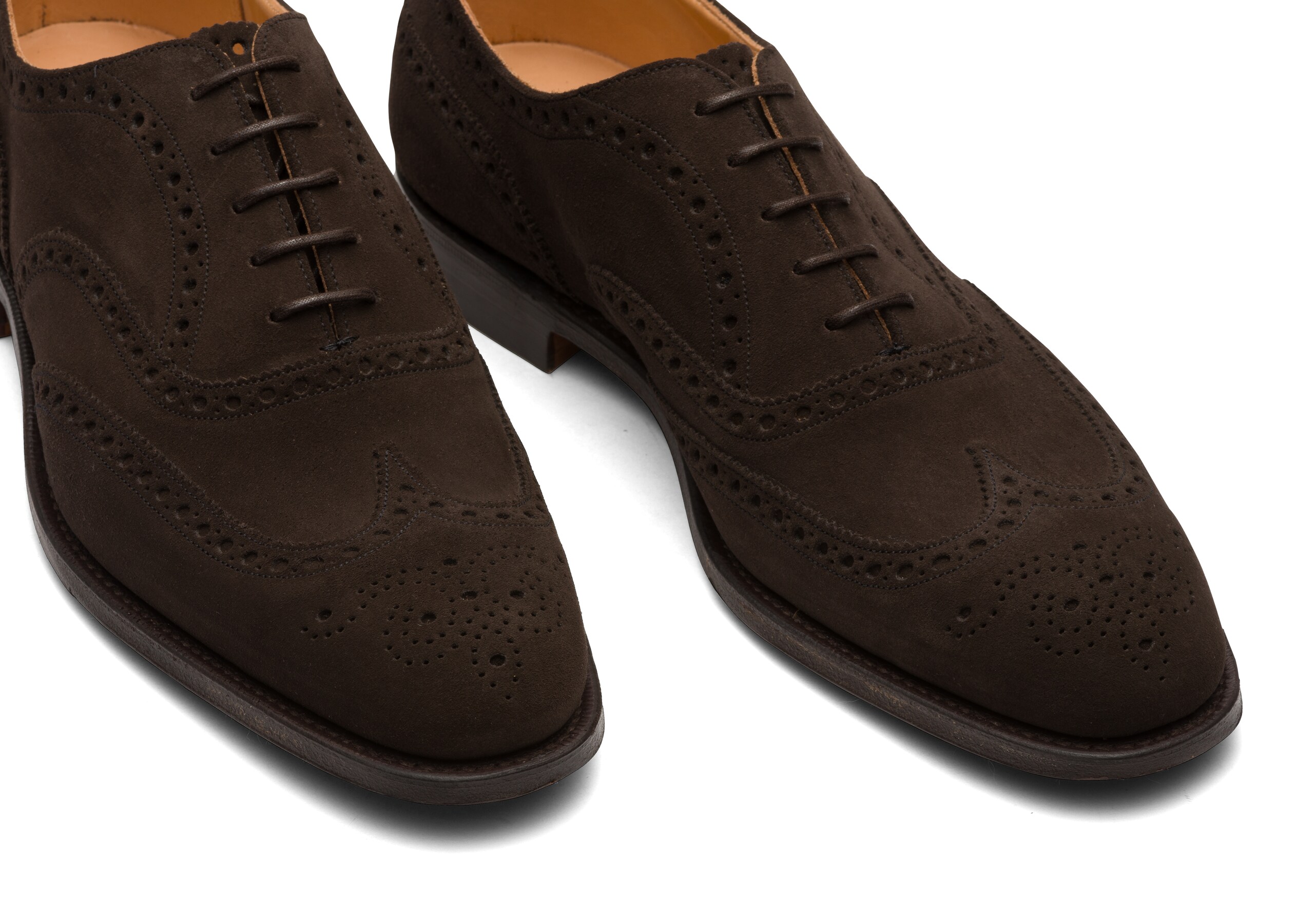 Chetwynd Church's Oxford Brogue in Pelle Superbuck Marrone