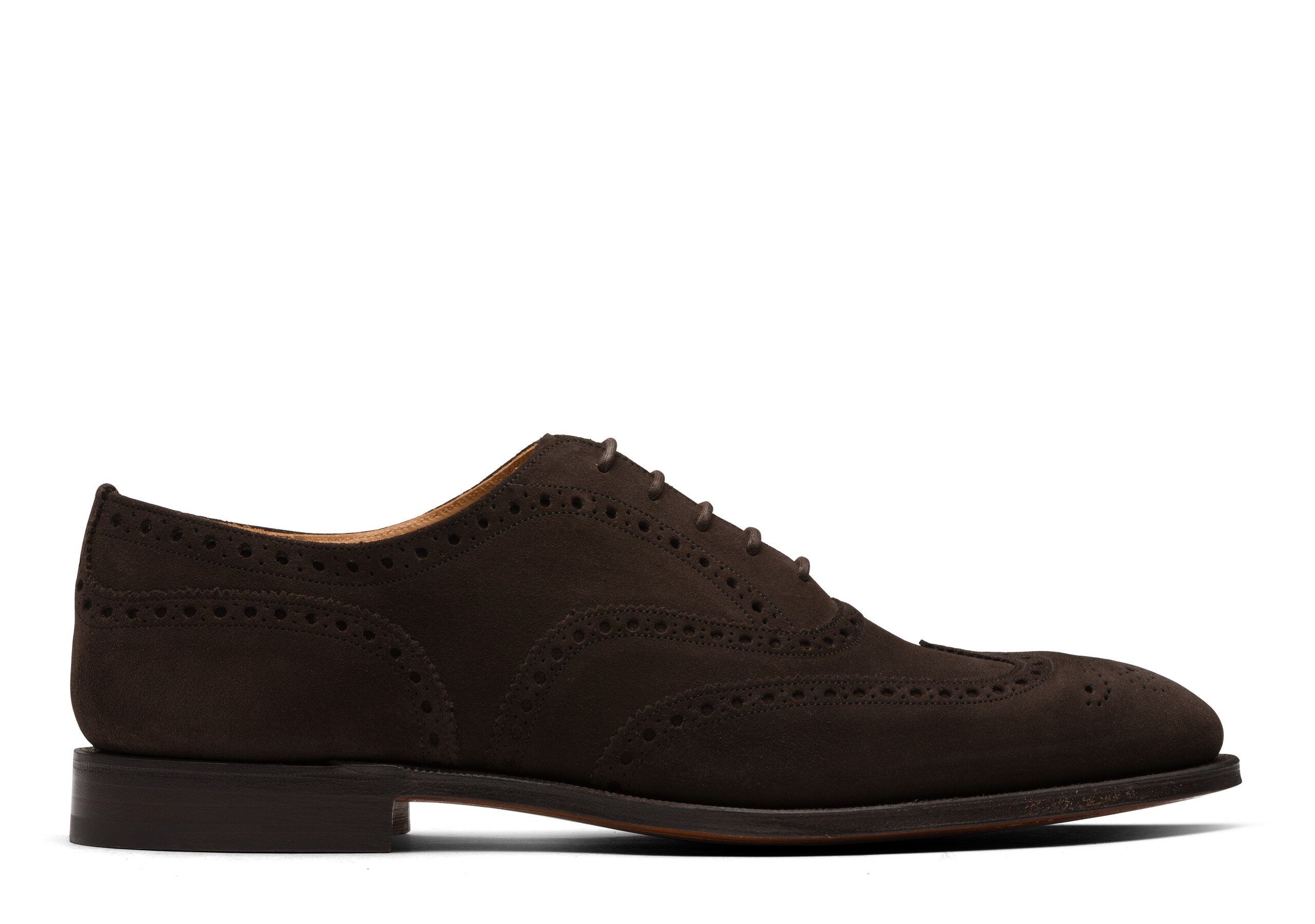 Chetwynd Church's Oxford Brogue in Pelle Superbuck Marrone
