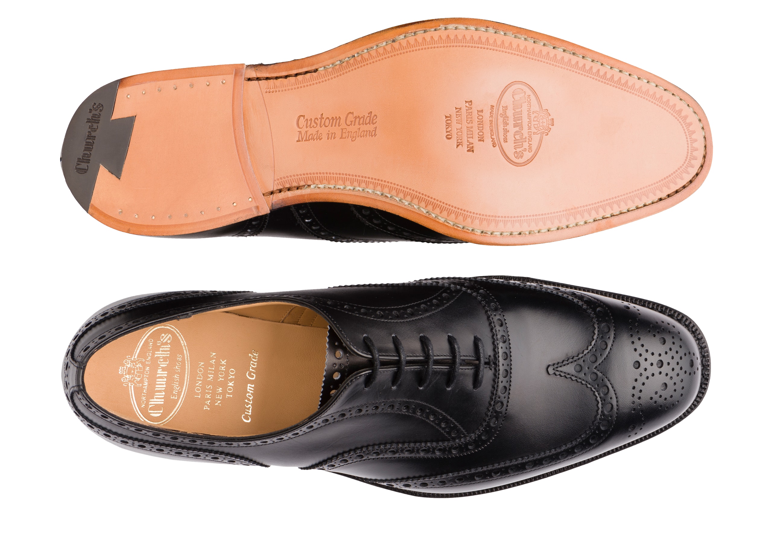 Chetwynd Church's Calf Leather Oxford Brogue Black