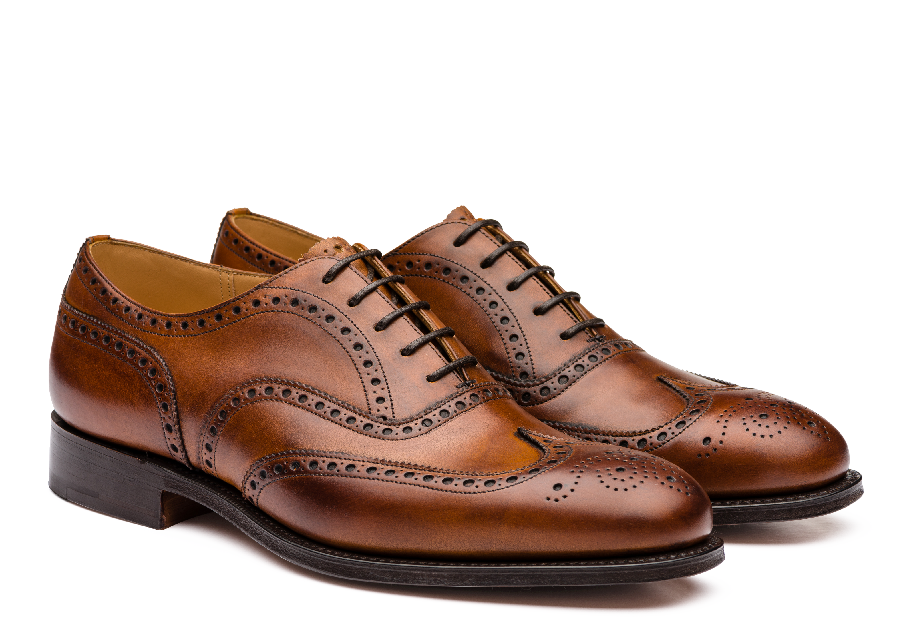 Men s Nevada Leather Oxford Brogue Brown Church s