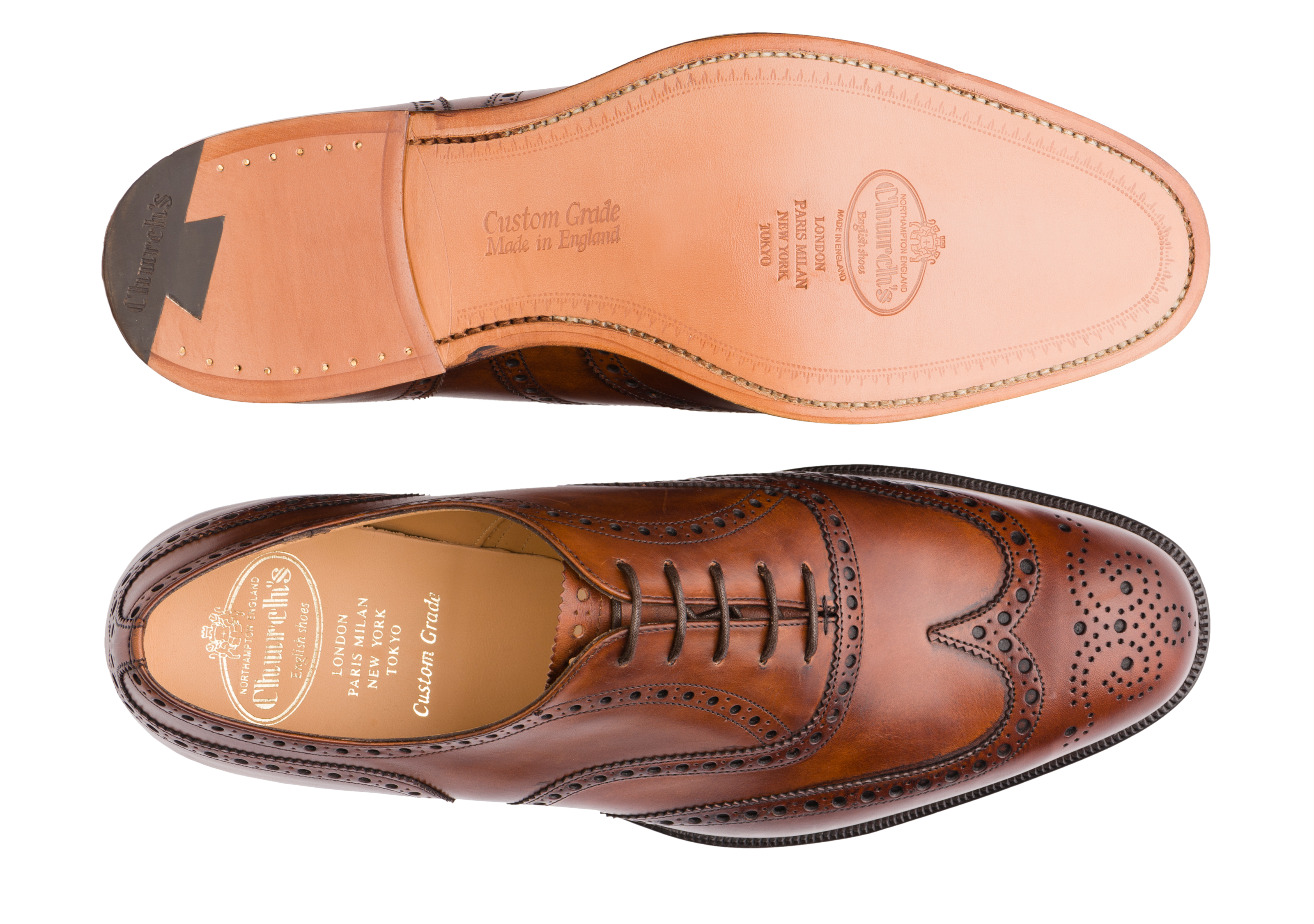 Men's Nevada Leather Oxford Brogue Brown | Church's