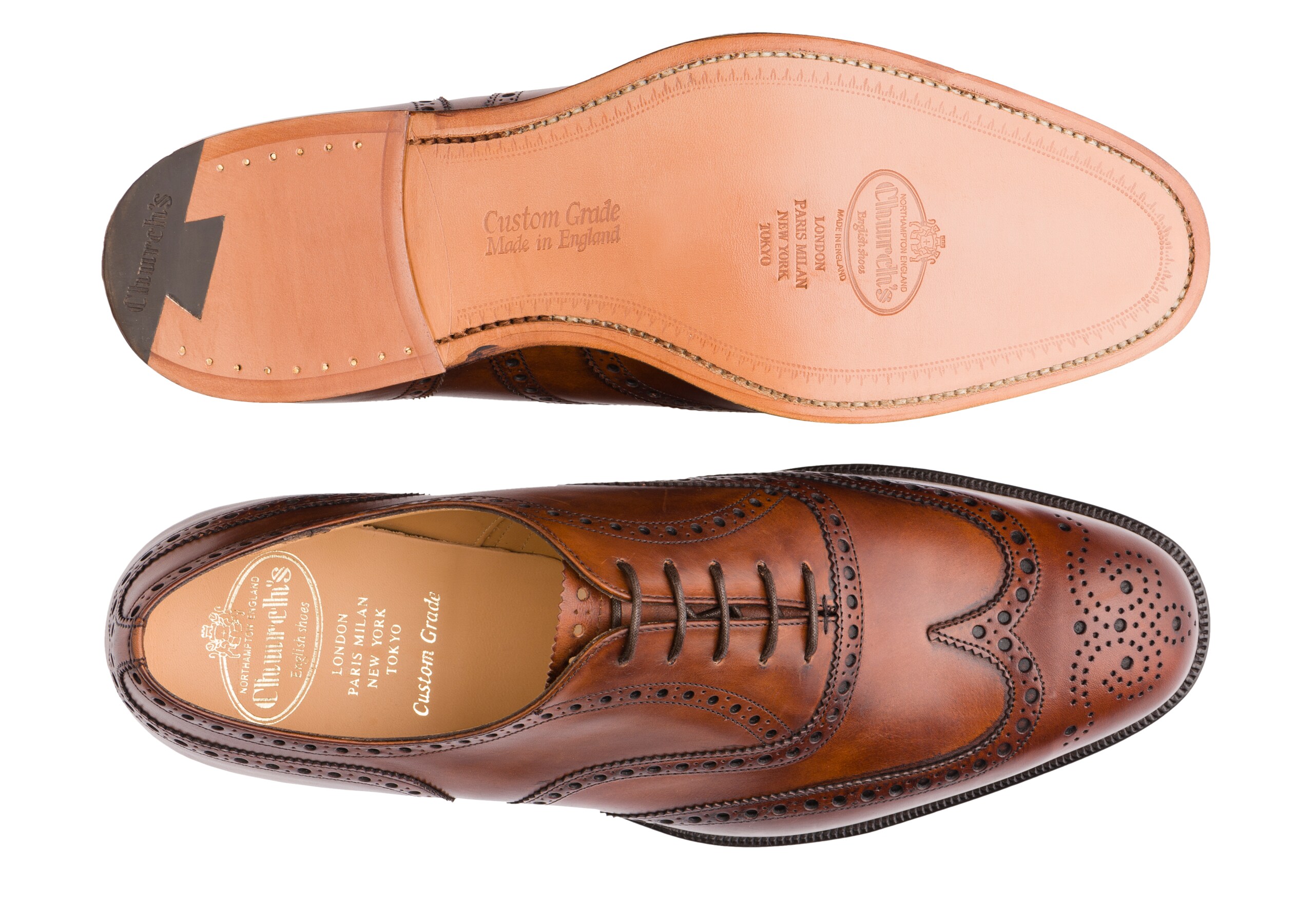 Chetwynd Church's Richelieu Oxford en Cuir Nevada Marron