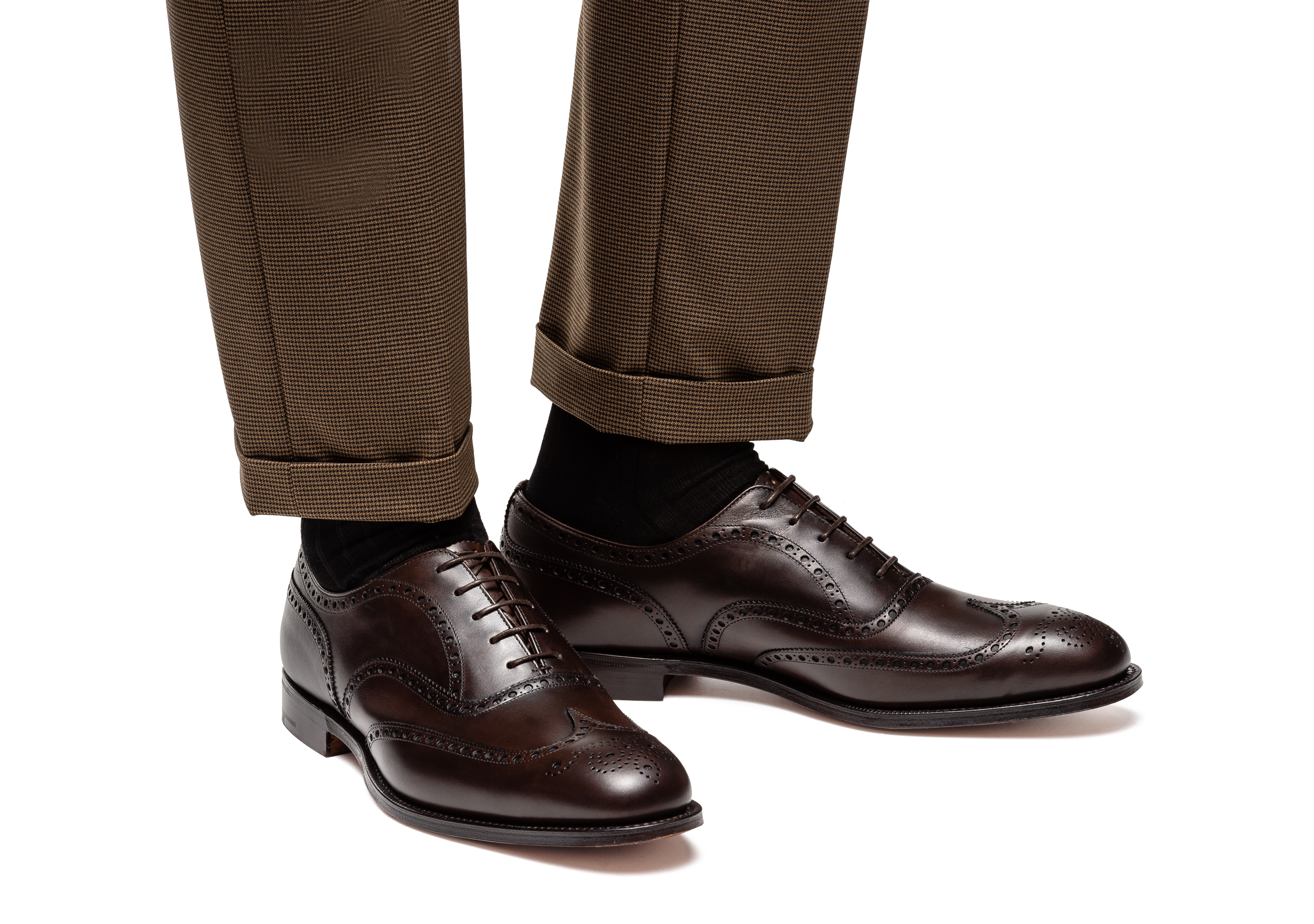 Leather oxford clearance brogues