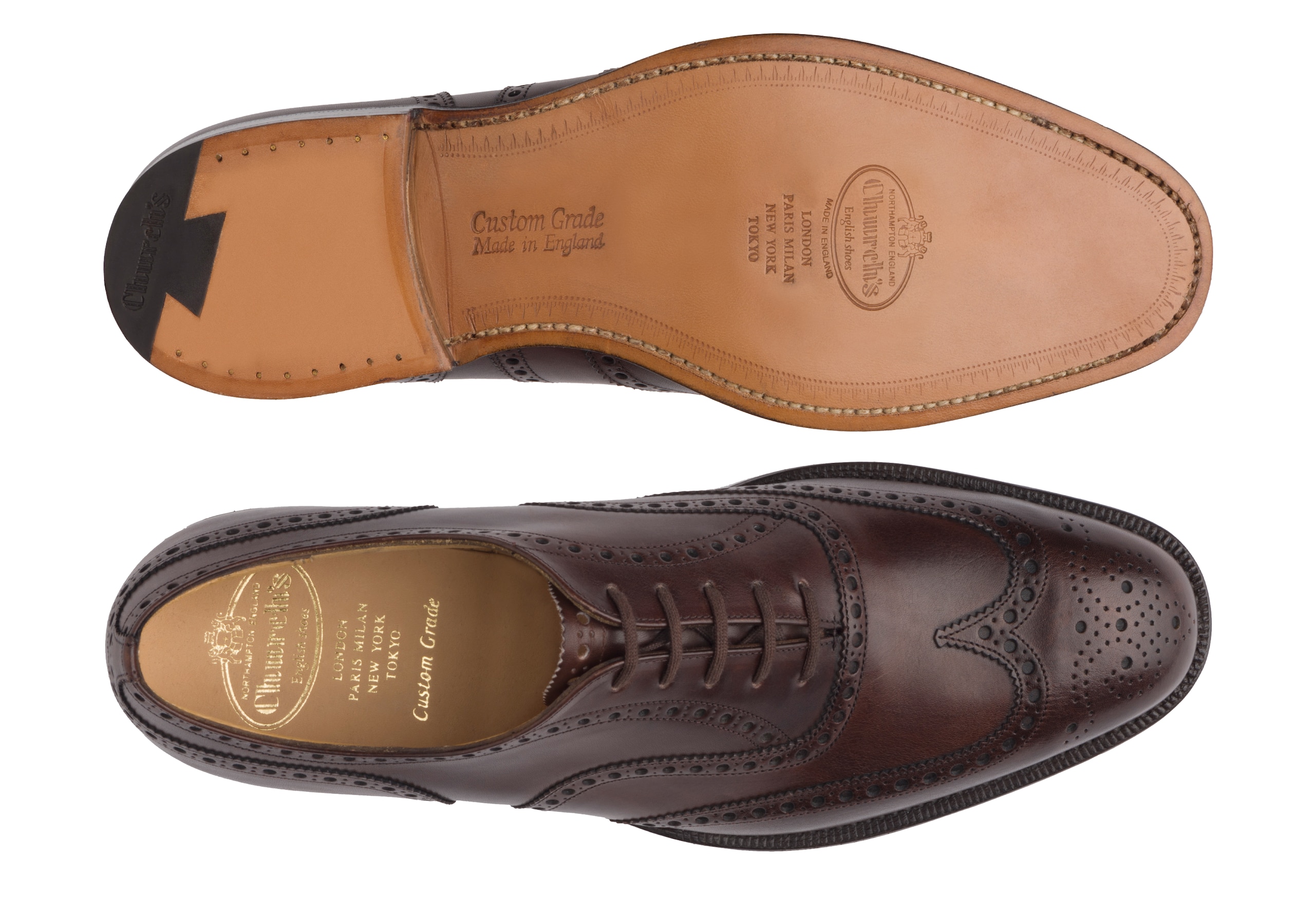 Chetwynd Church's Nevada Leather Oxford Brogue Brown