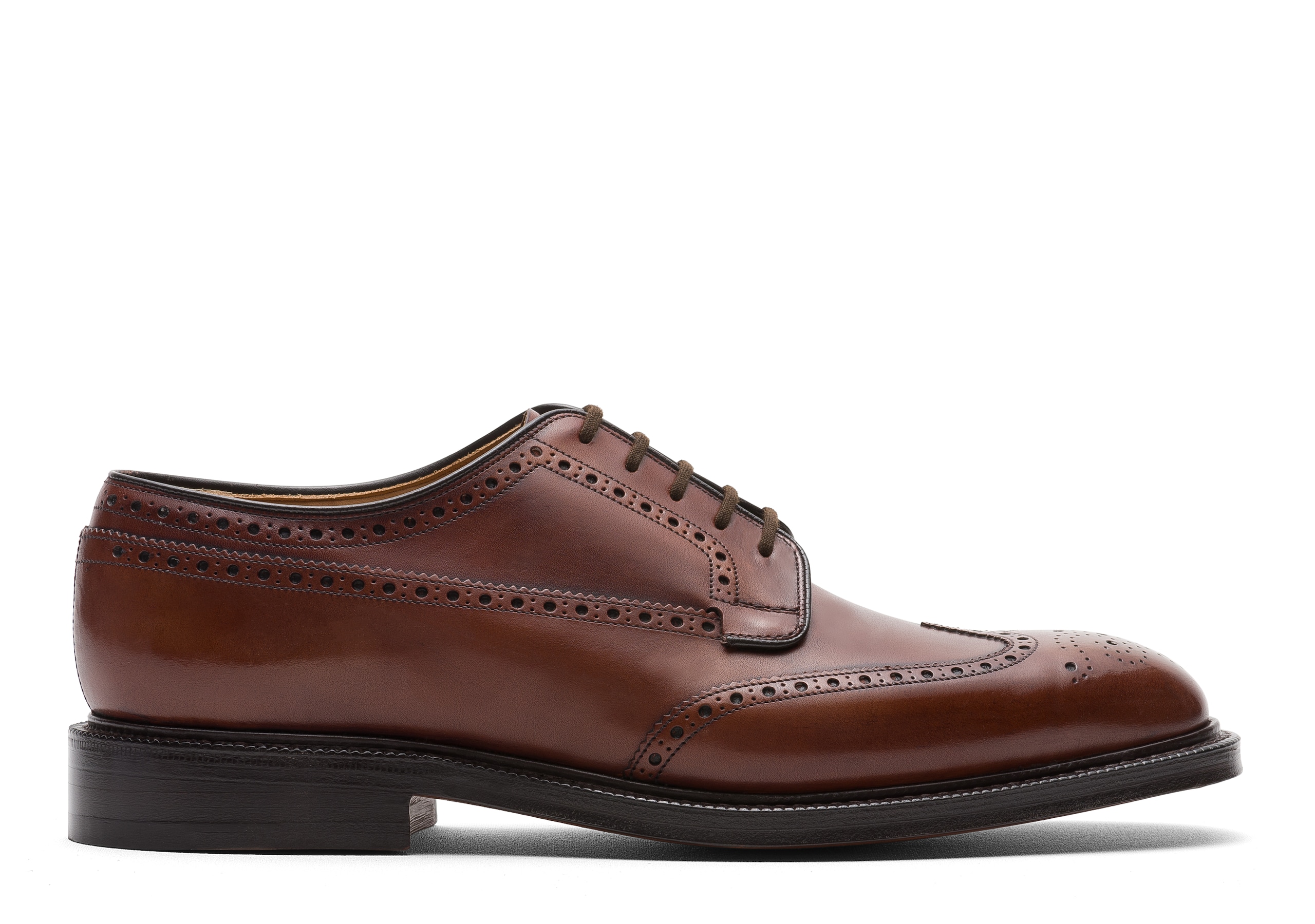 Men's Bleached Calfskin Derby Brogue Brown | Church's