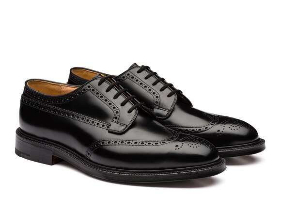 Church's true Derby Richelieu à Liant Poli Noir