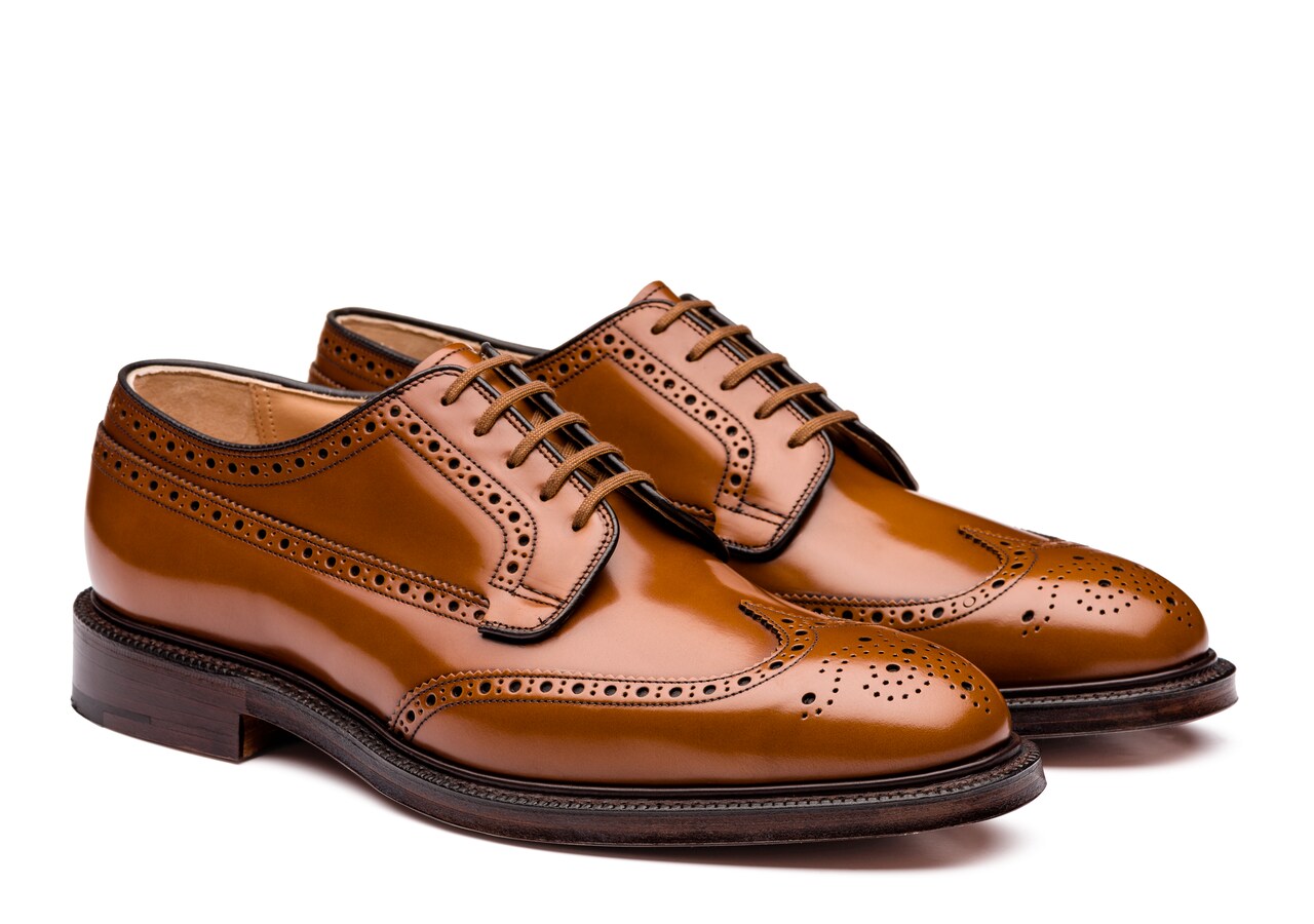 Grafton Polished Binder Derby Brogue 