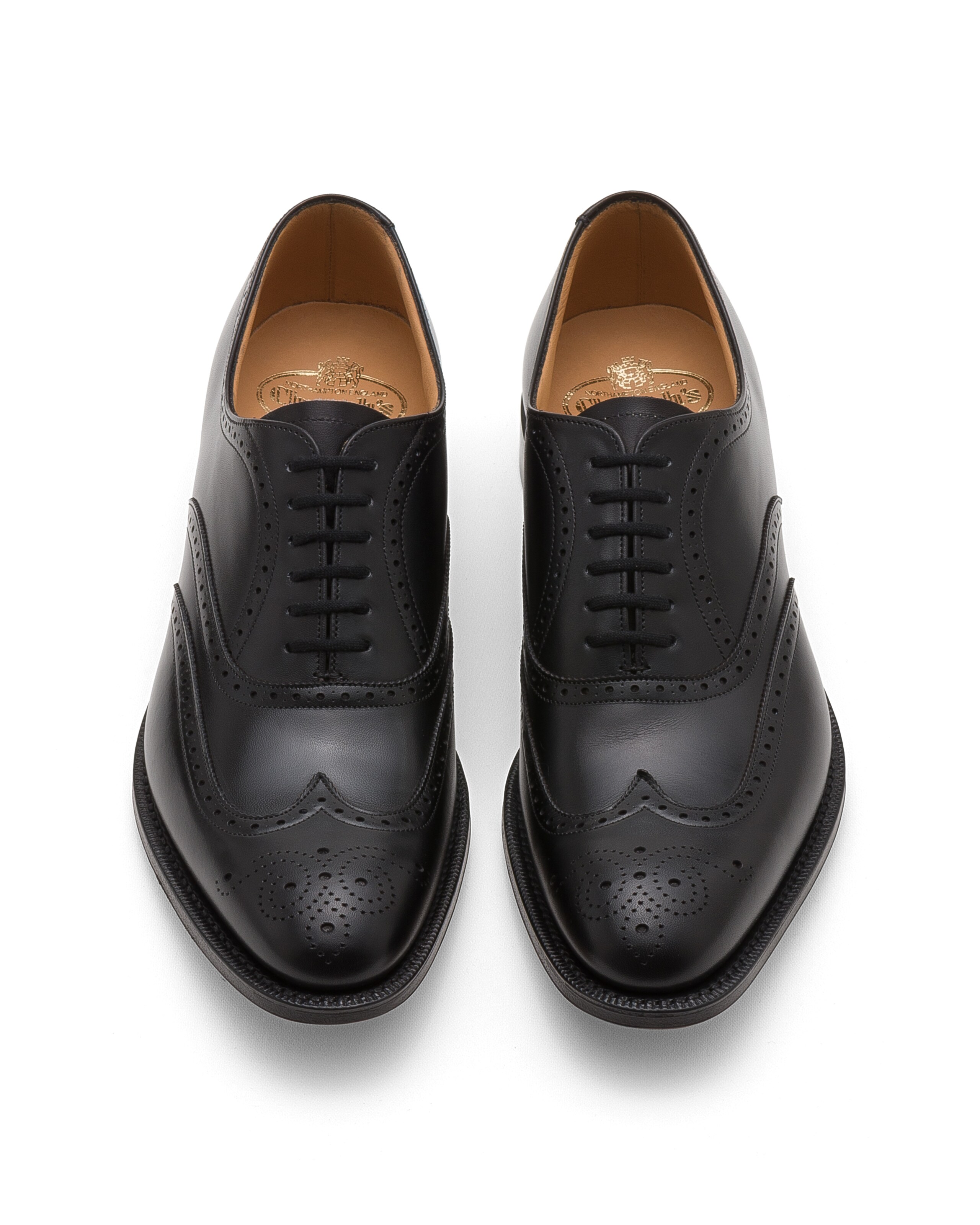 Berlin Church's Calf Leather Oxford Brogue Black