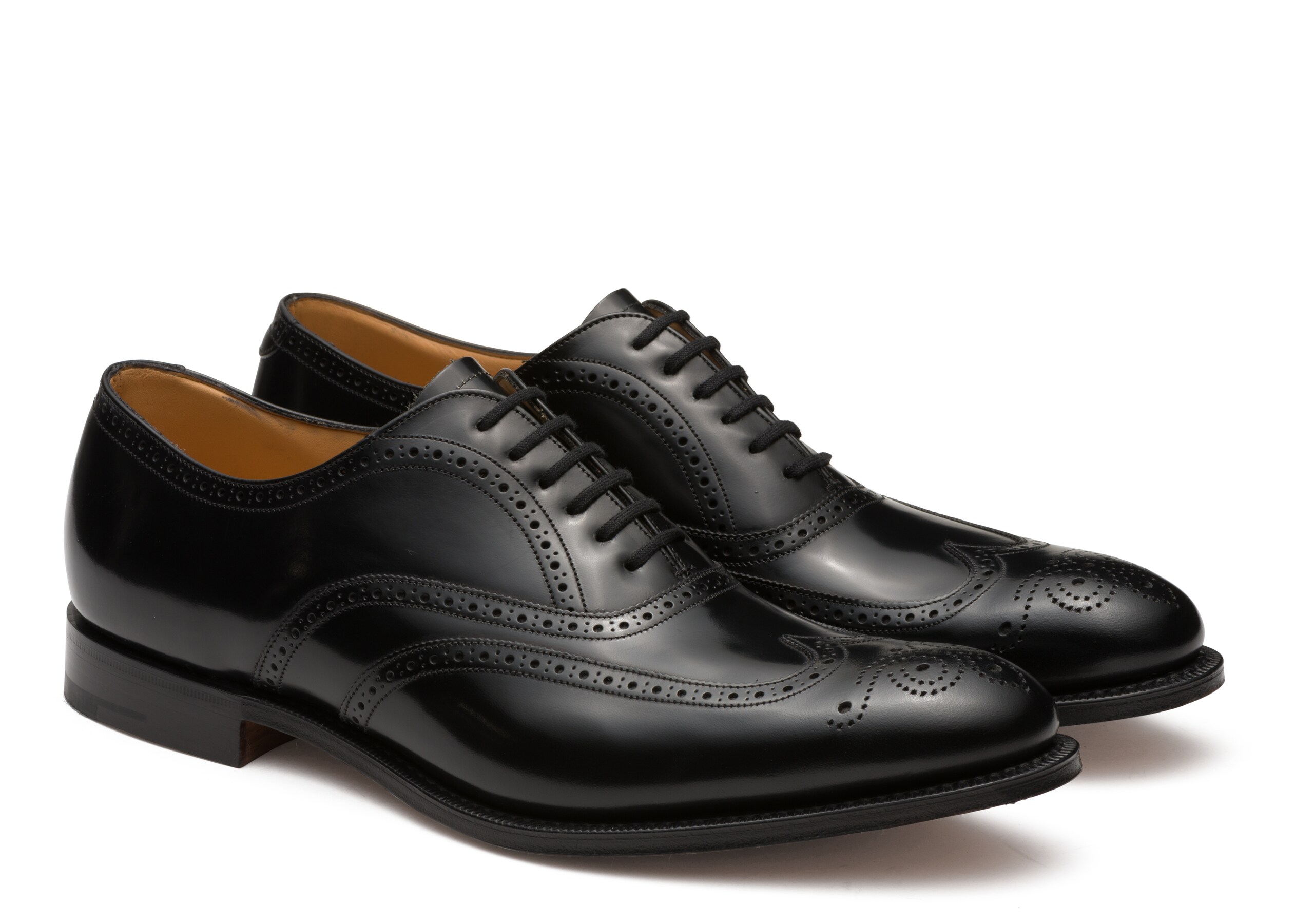 Berlin Church's Polished Binder Oxford Brogue Black