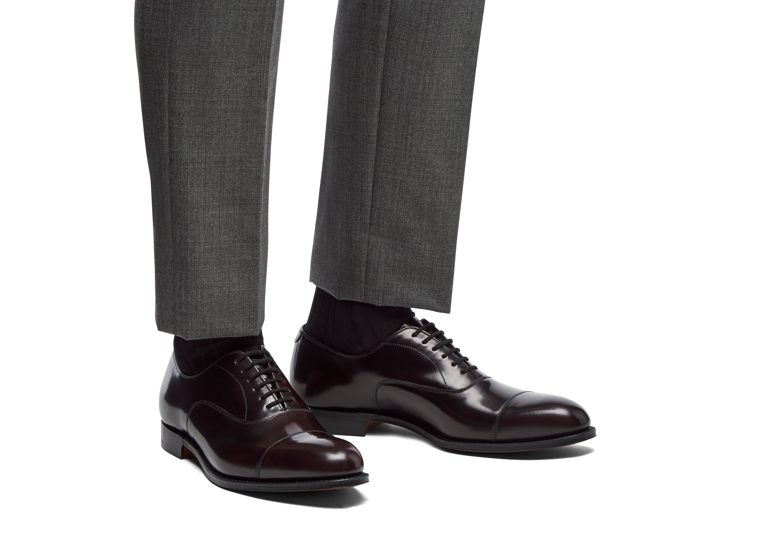 Dubai Polished Fumè Oxford Burgundy 