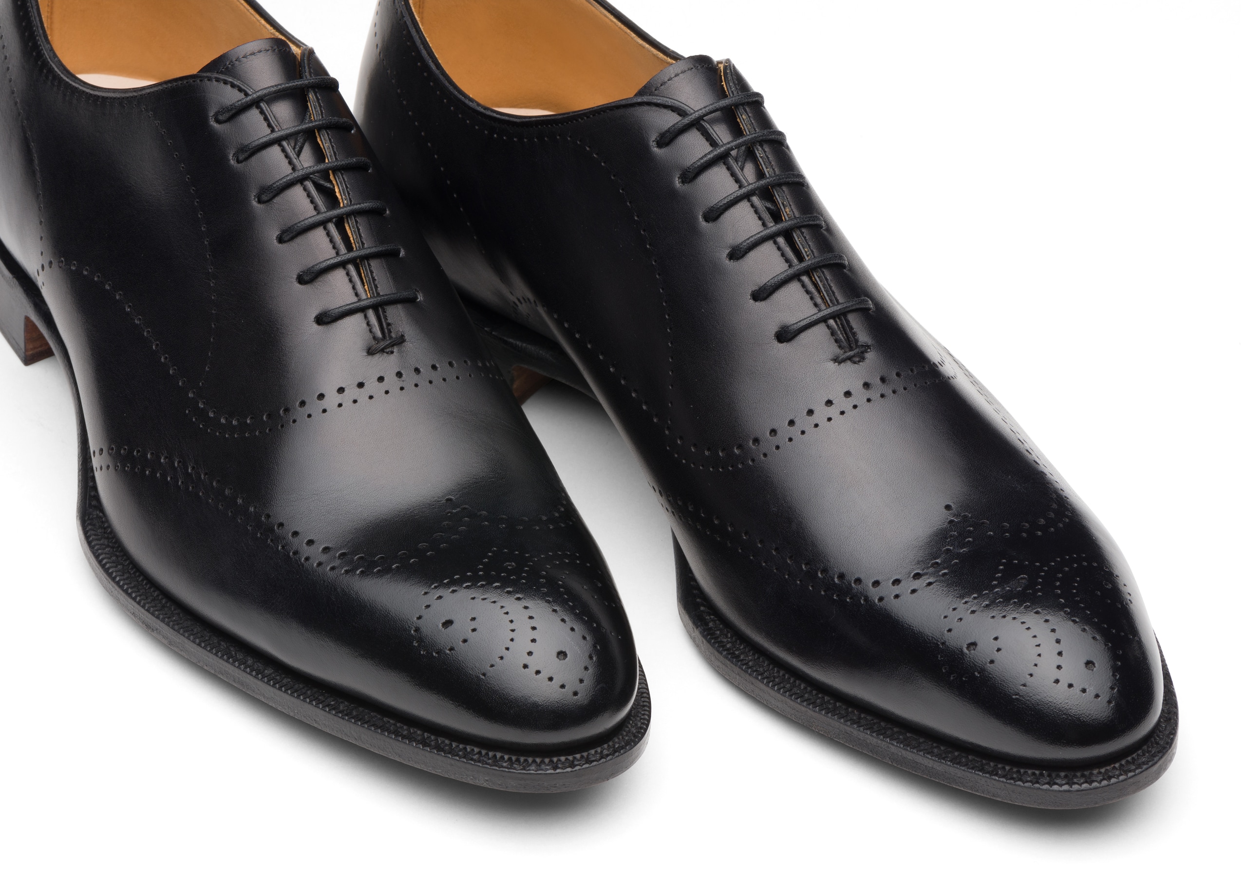 Dickens Church's Doha Leather Oxford Brogue Black