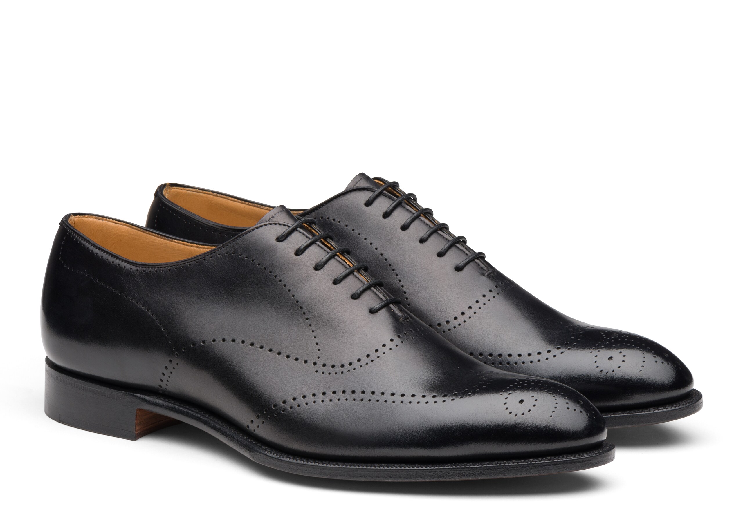 Dickens Church's Doha Leather Oxford Brogue Black