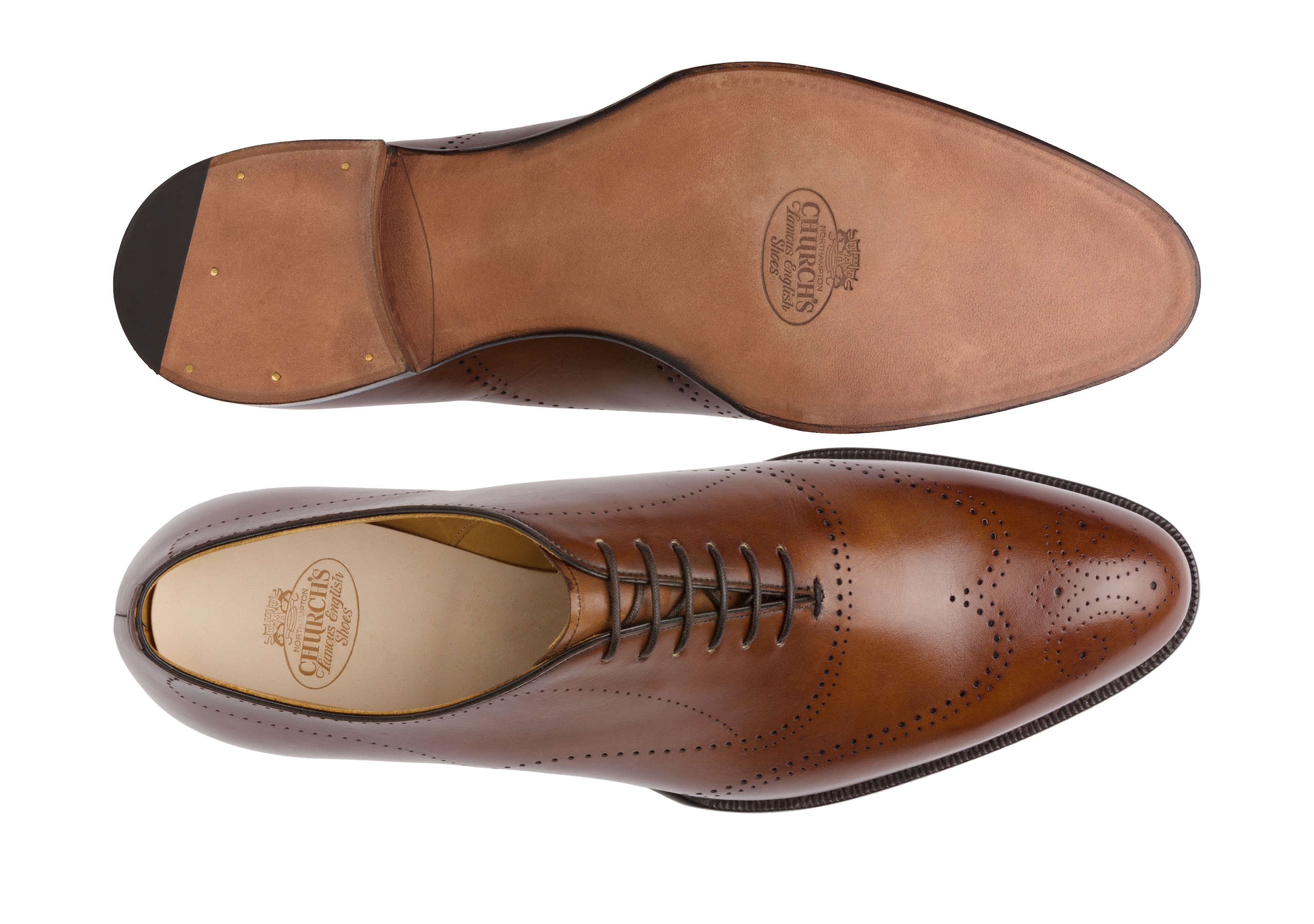 Dickens Church's Masai Leather Oxford Brogue Neutral