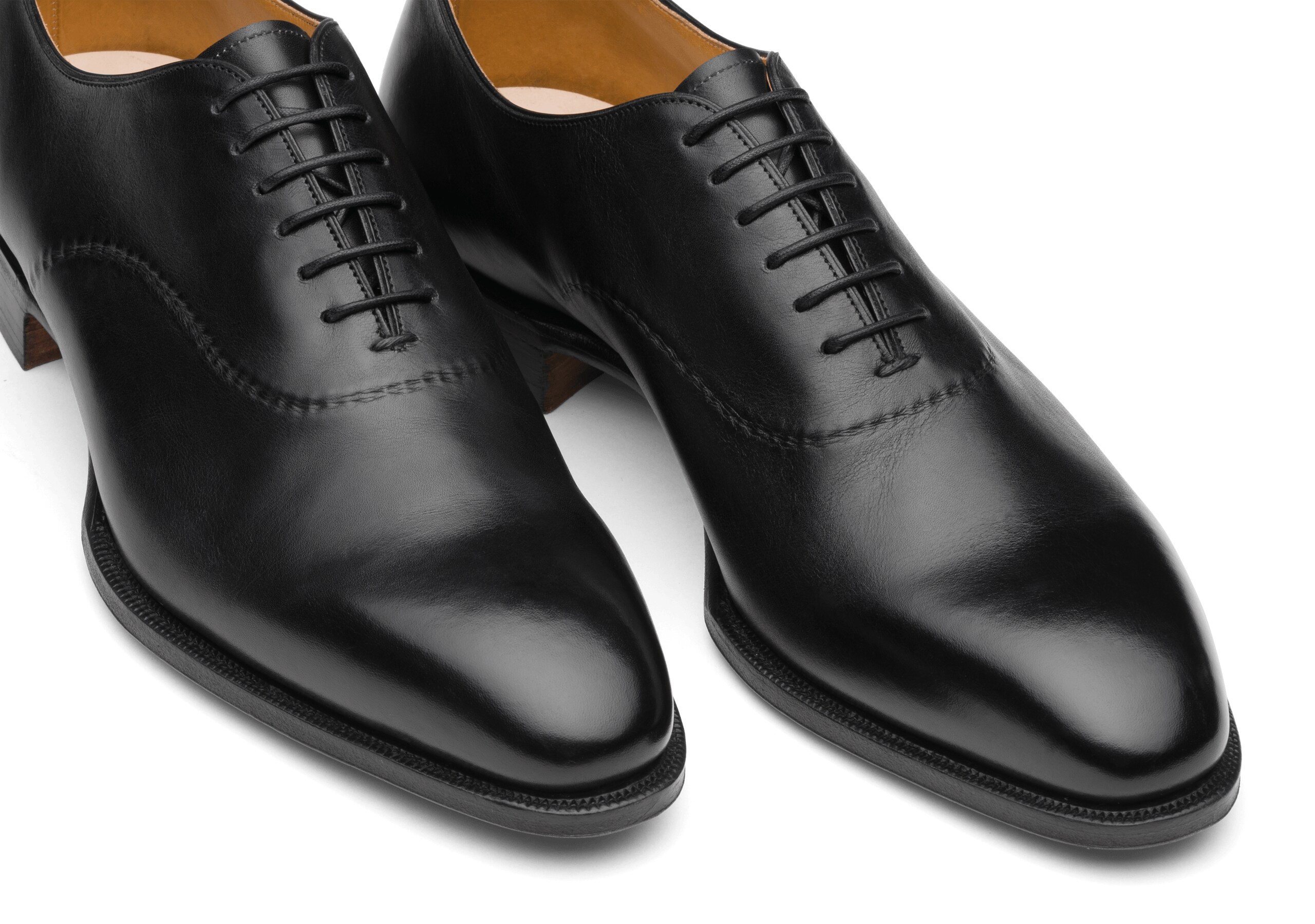 Eliot Church's Oxford en Cuir Masai Noir