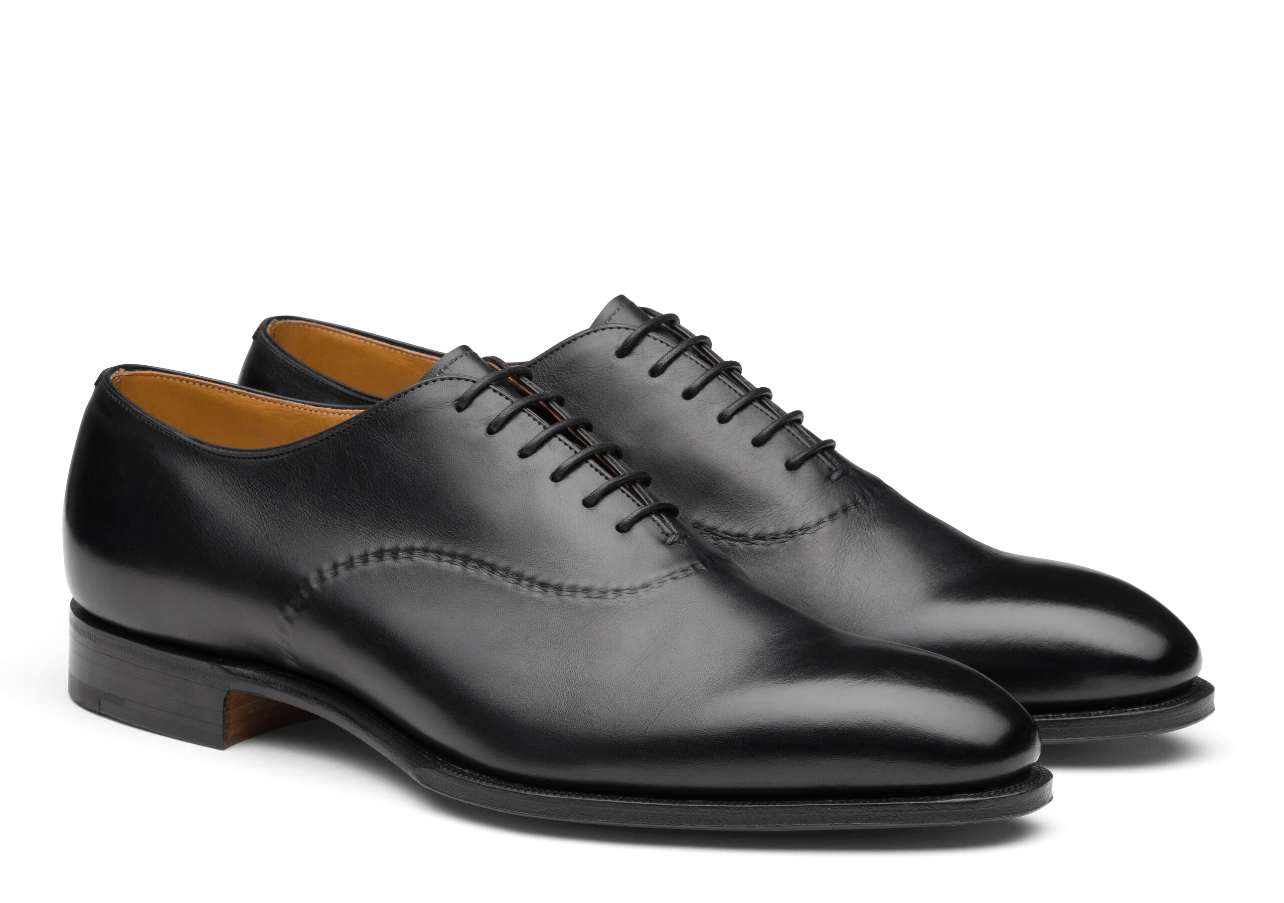 Eliot Church's Oxford en Cuir Masai Noir