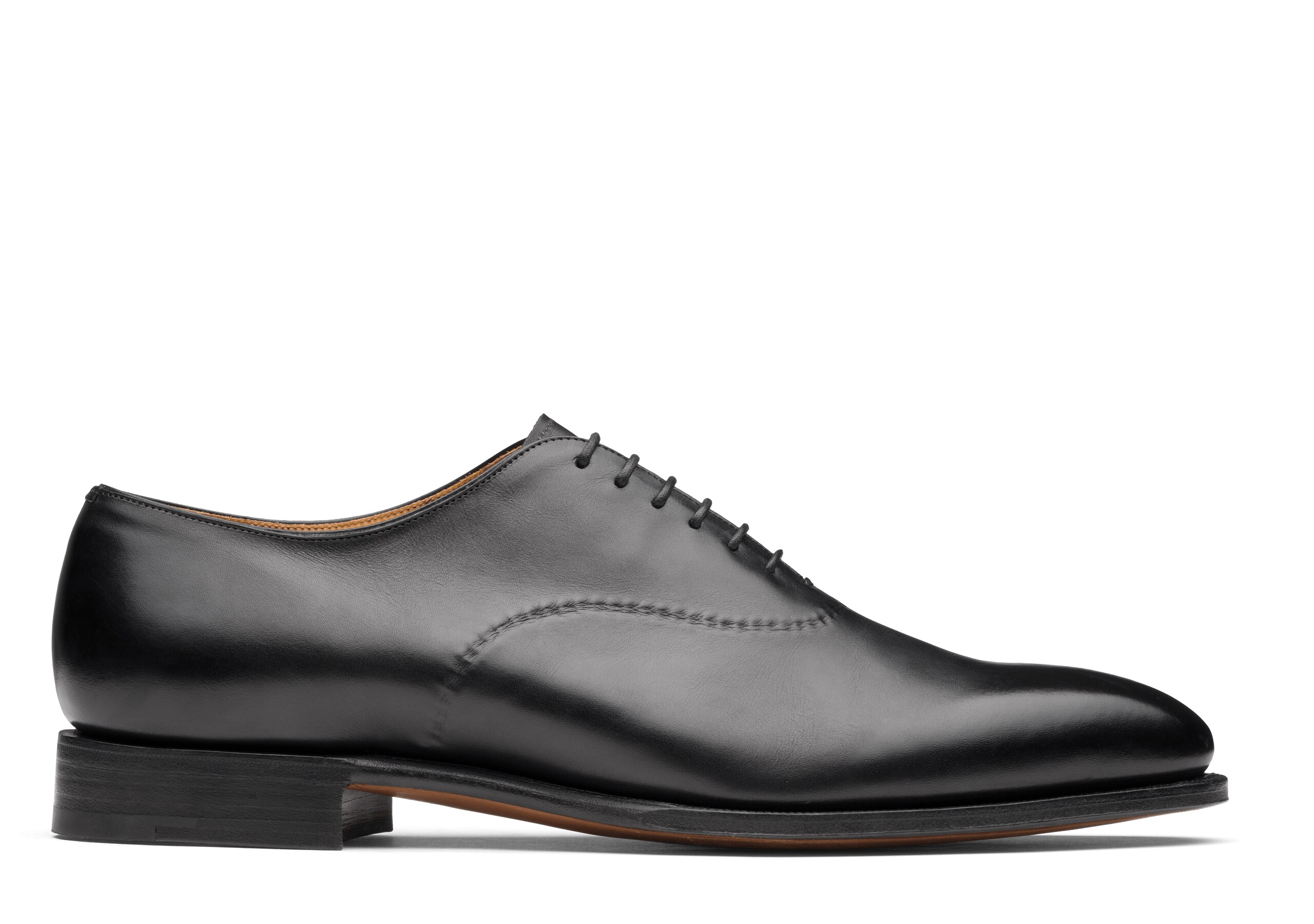 Eliot Church's Oxford en Cuir Masai Noir