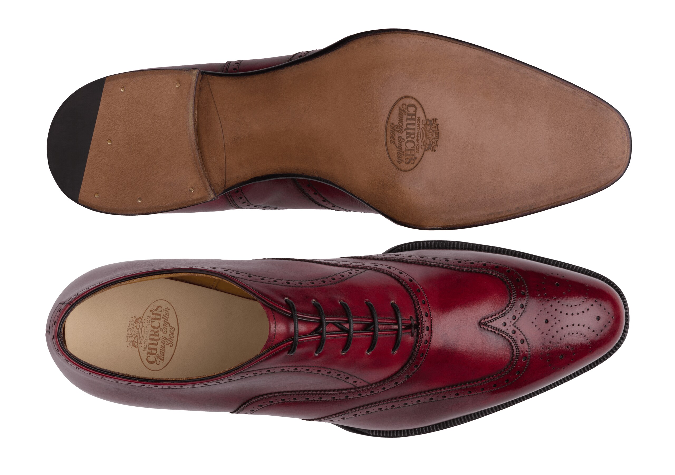 Carrol Church's Richelieu Oxford en Cuir Doha Rose