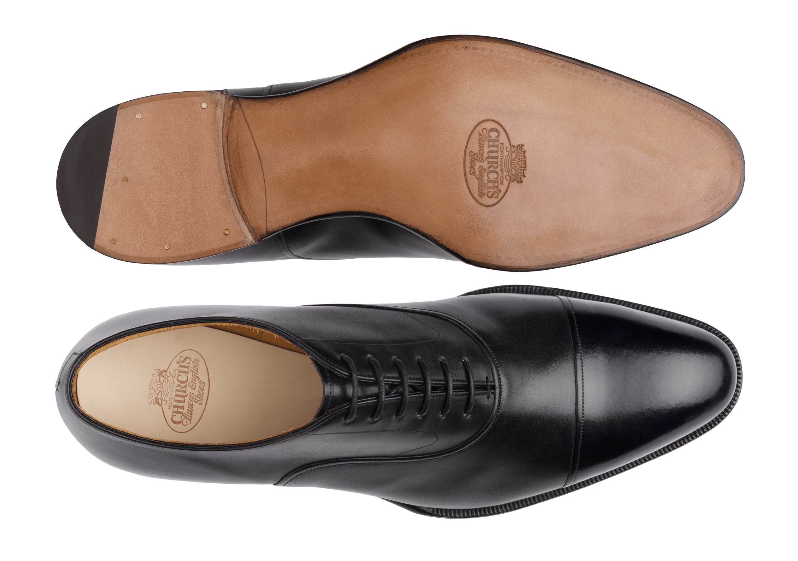Barnes Church's Masai Leather Oxford Black