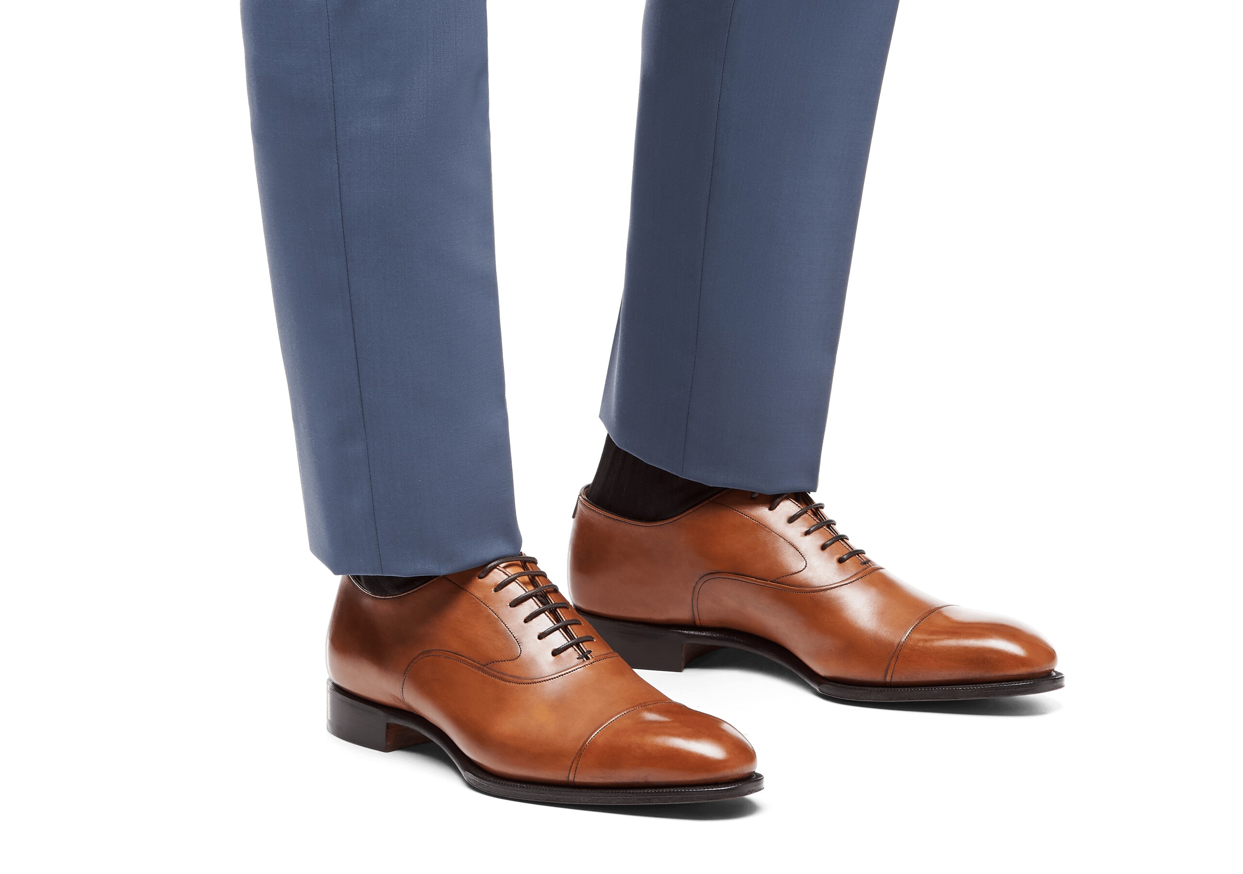 Barnes Church's Doha Leather Oxford Brown