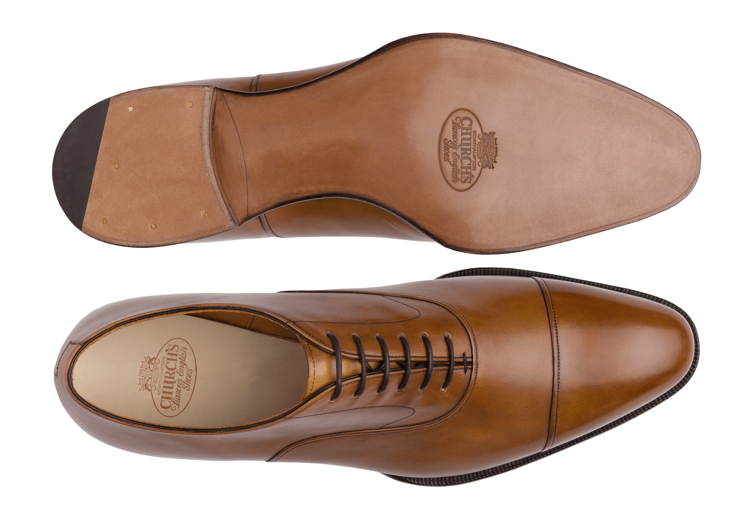 Barnes Church's Doha Leather Oxford Brown