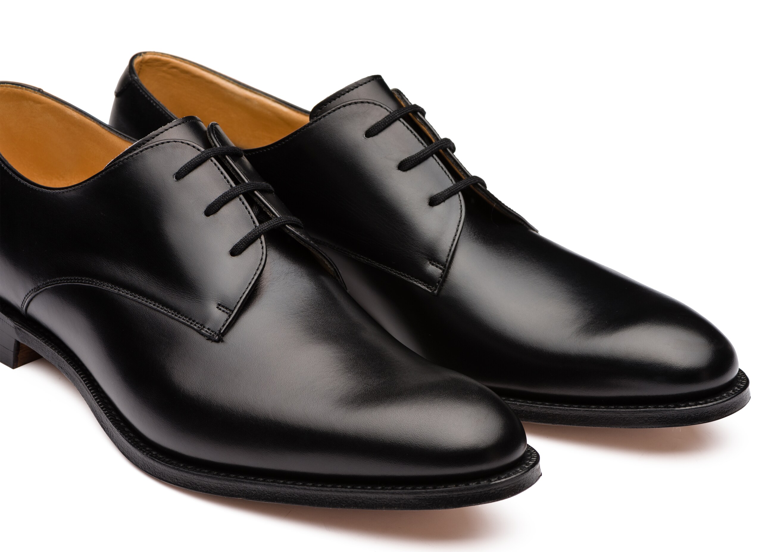 Oslo Church's Derby en Cuir de Veau Noir