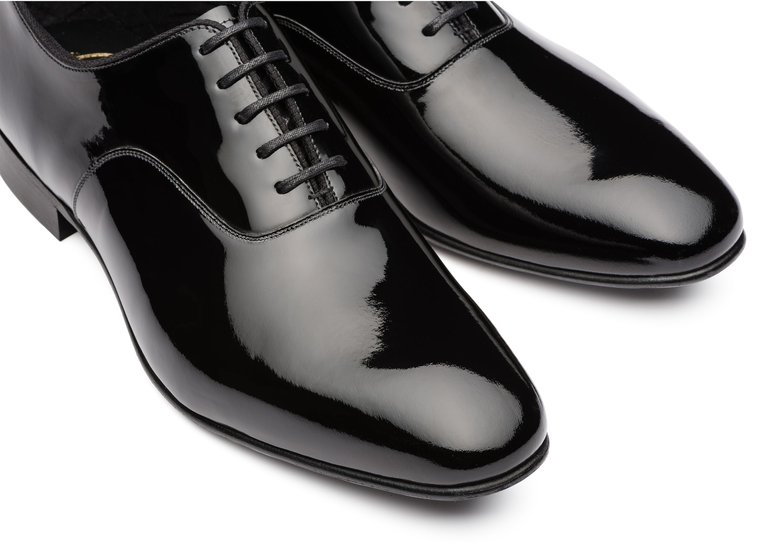 Men's Patent Leather Oxford Black