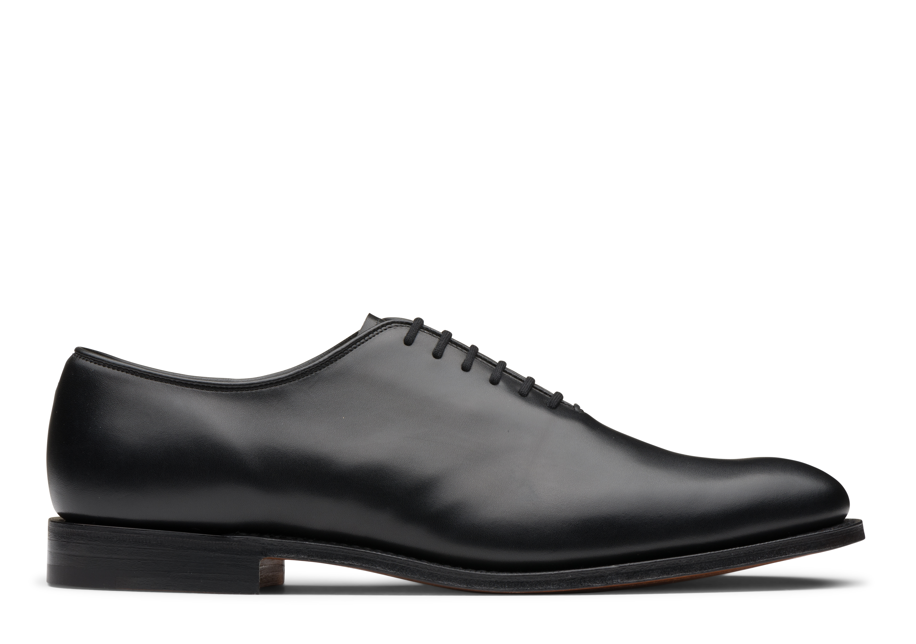 Athens Wholecut Leather Oxford Black