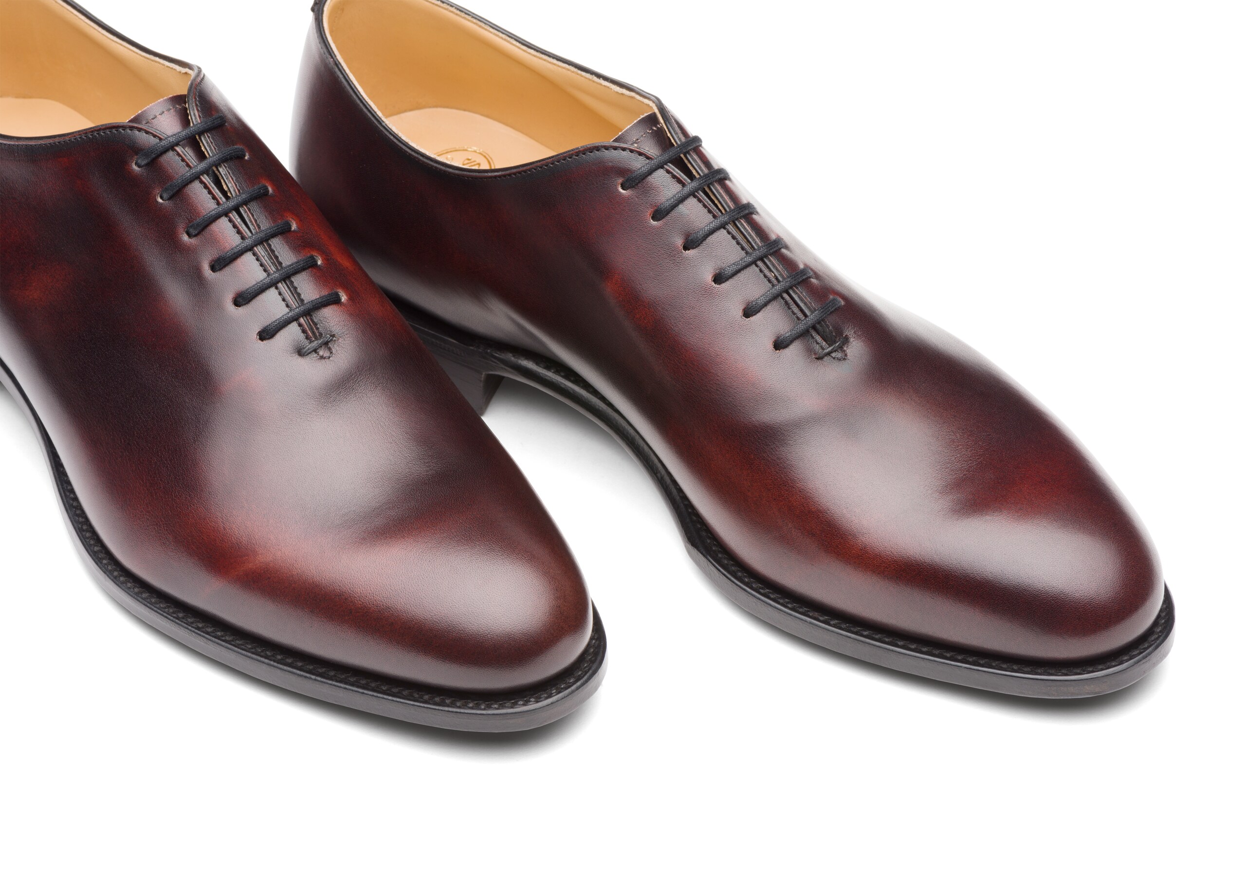 King Church's Royal Calf Leather Whole Cut Oxford Red
