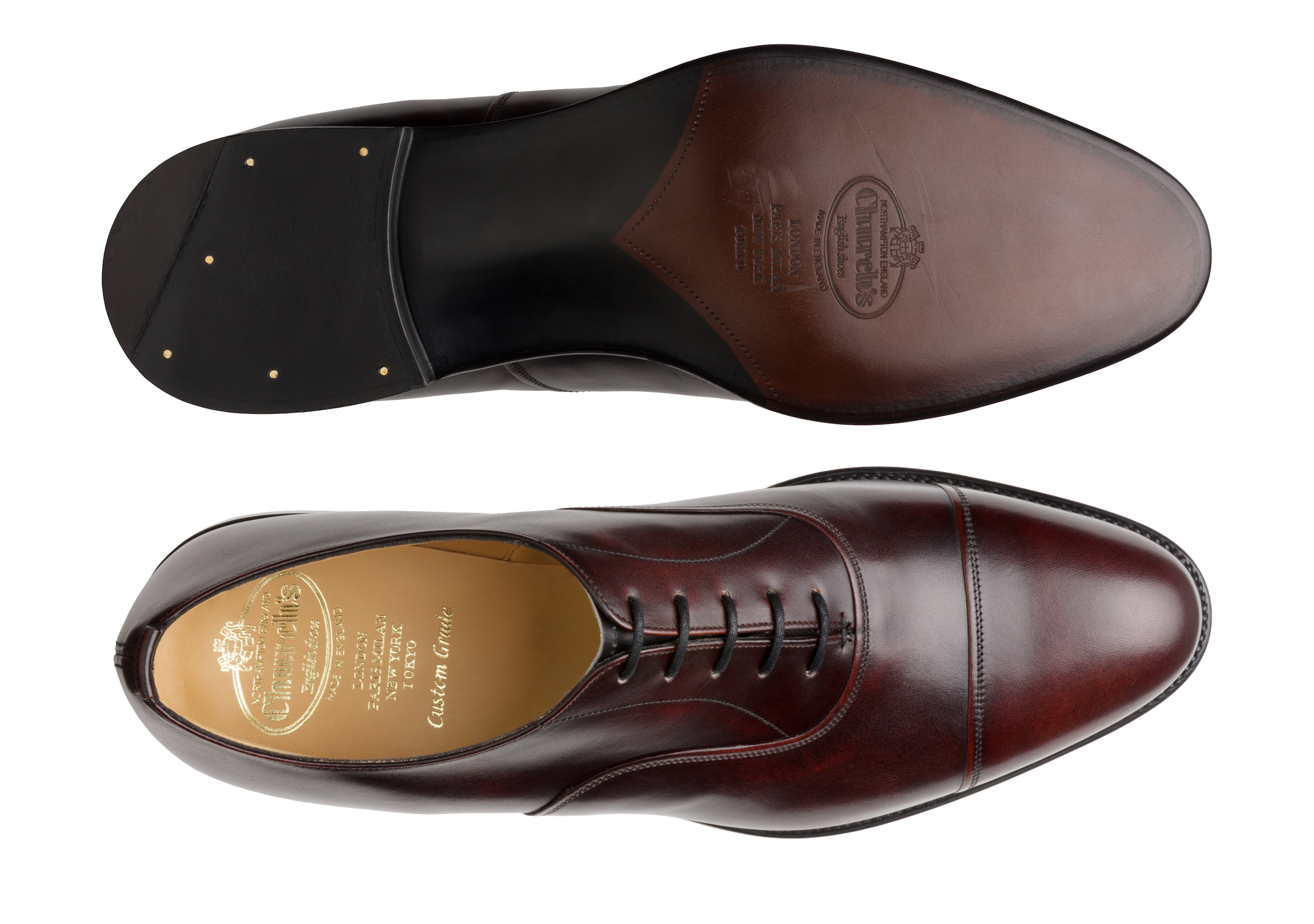 Prince Church's Royal Calf Leather Oxford Red