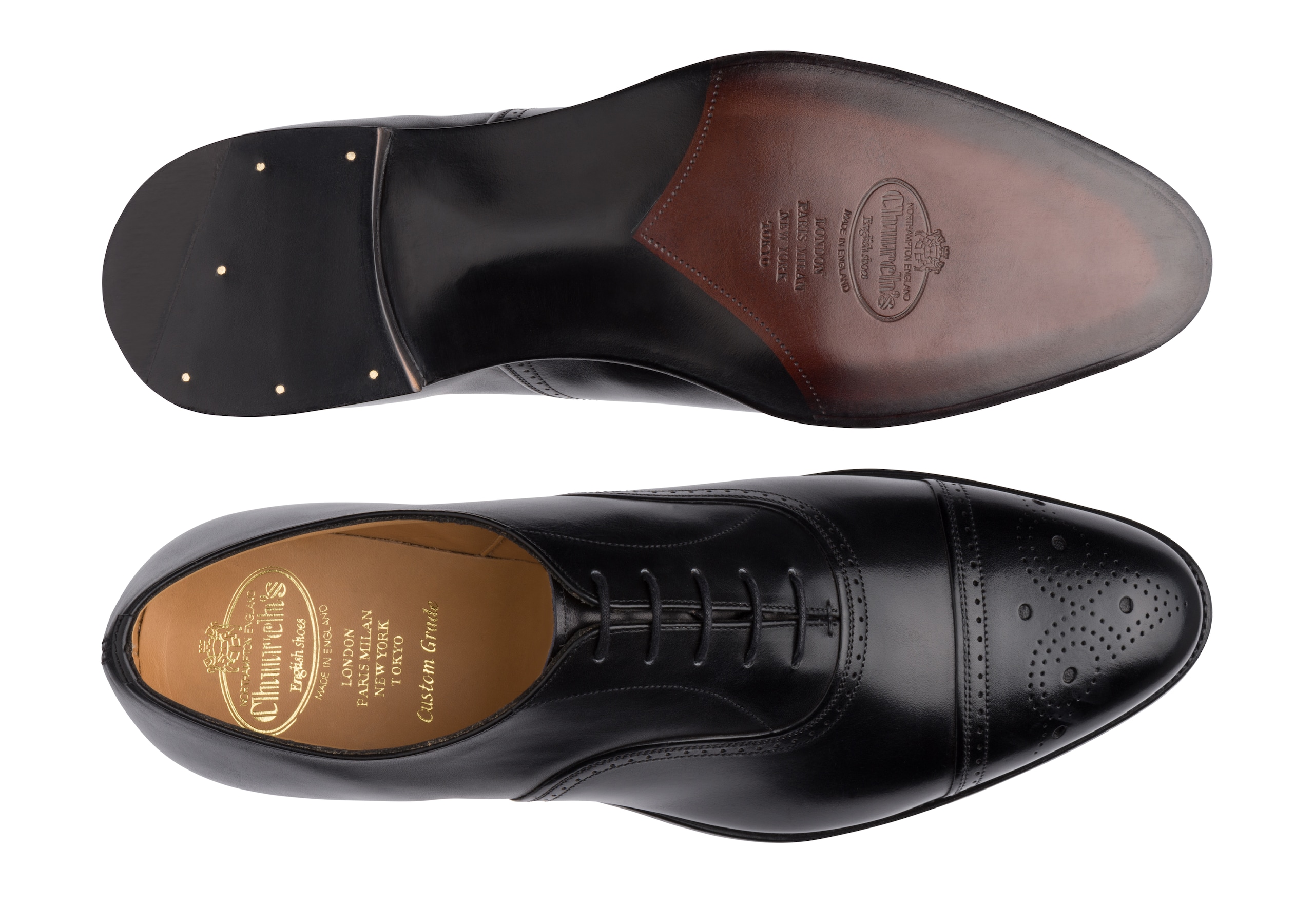 Duke Church's Royal Calf Leather Brogue Black