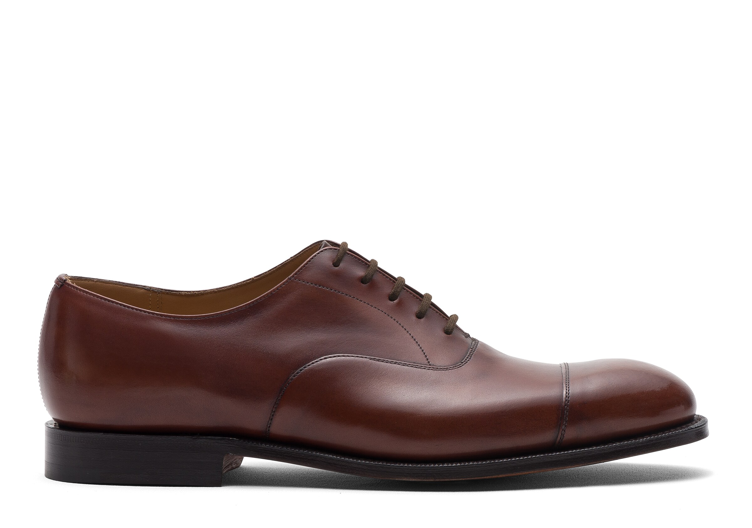 Church Bleached Calfskin Oxford, Man, Burnt, Size 10,5