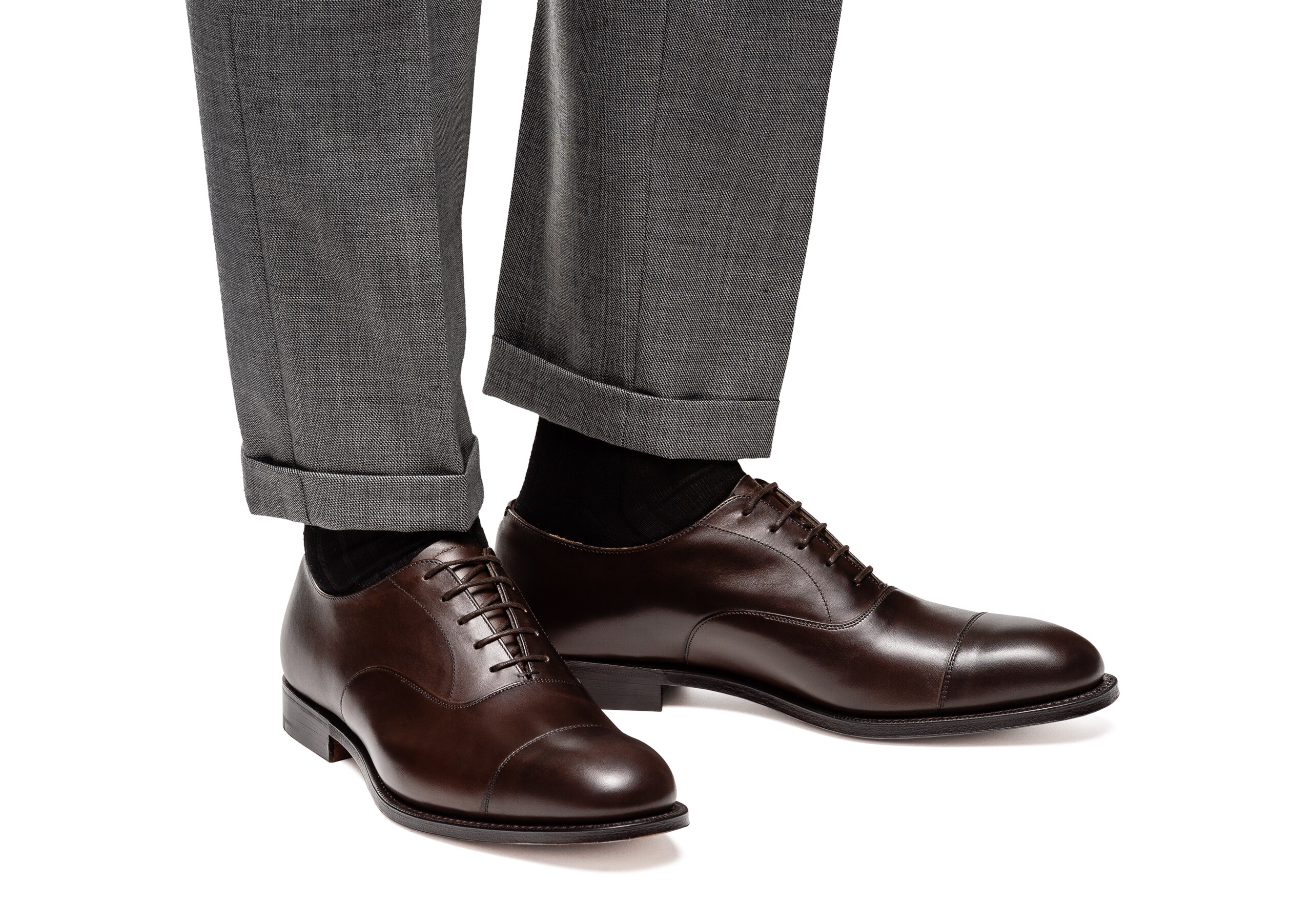 Consul^ Church's Oxford en Cuir Nevada Marron