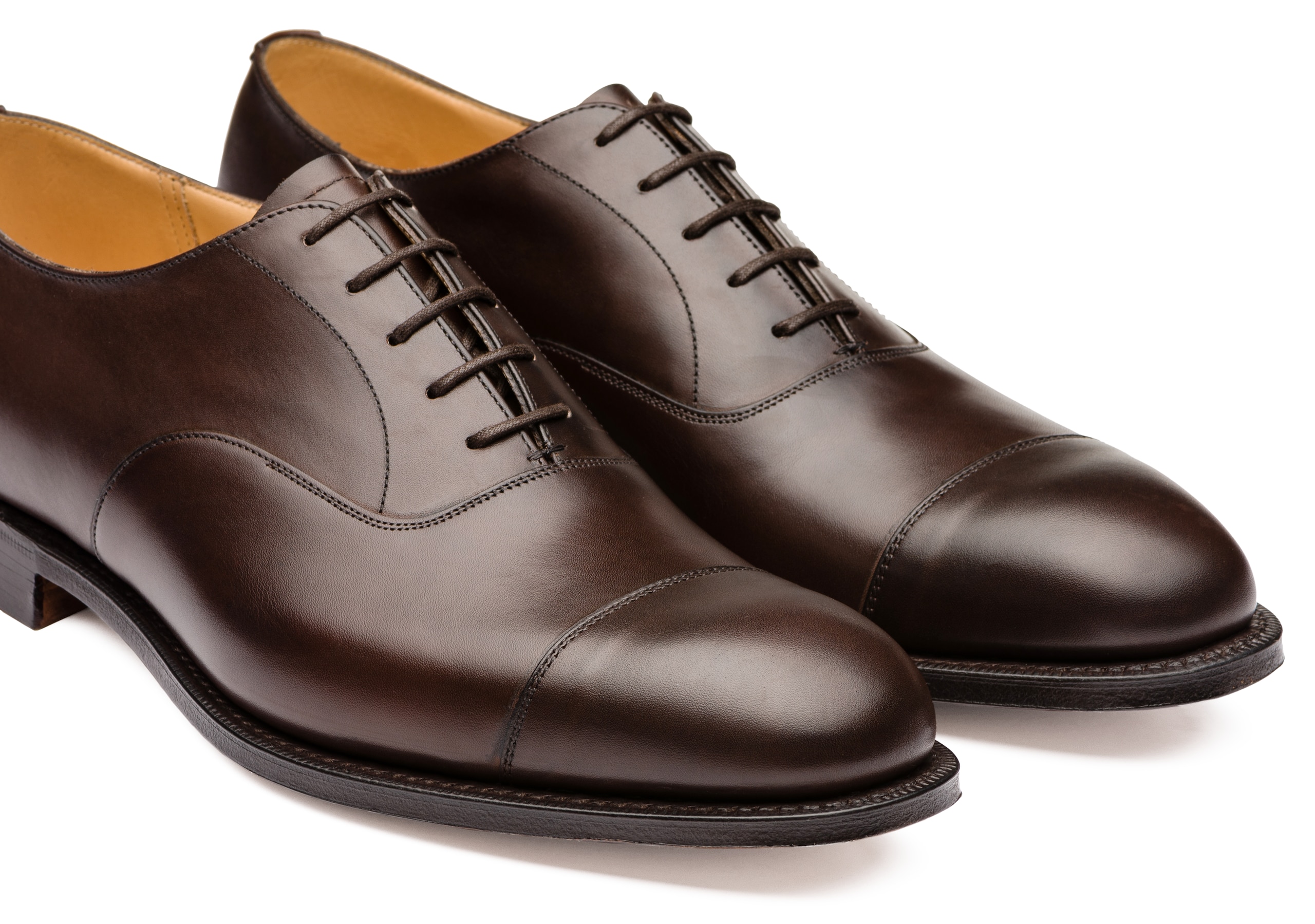 Consul^ Church's Oxford en Cuir Nevada Marron