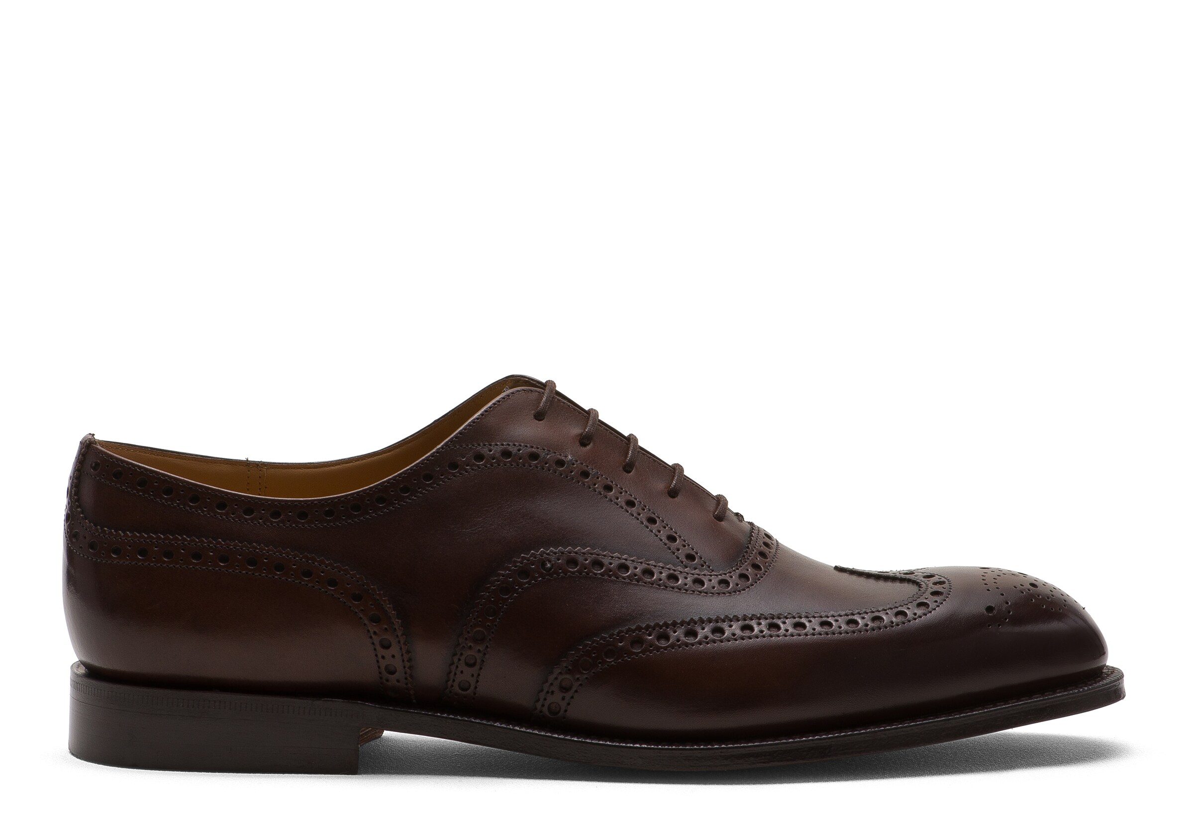 Church Oxford Brogue In Pelle Di Vitello Decolorata, Uomo, Marrone, Taglia 11,5