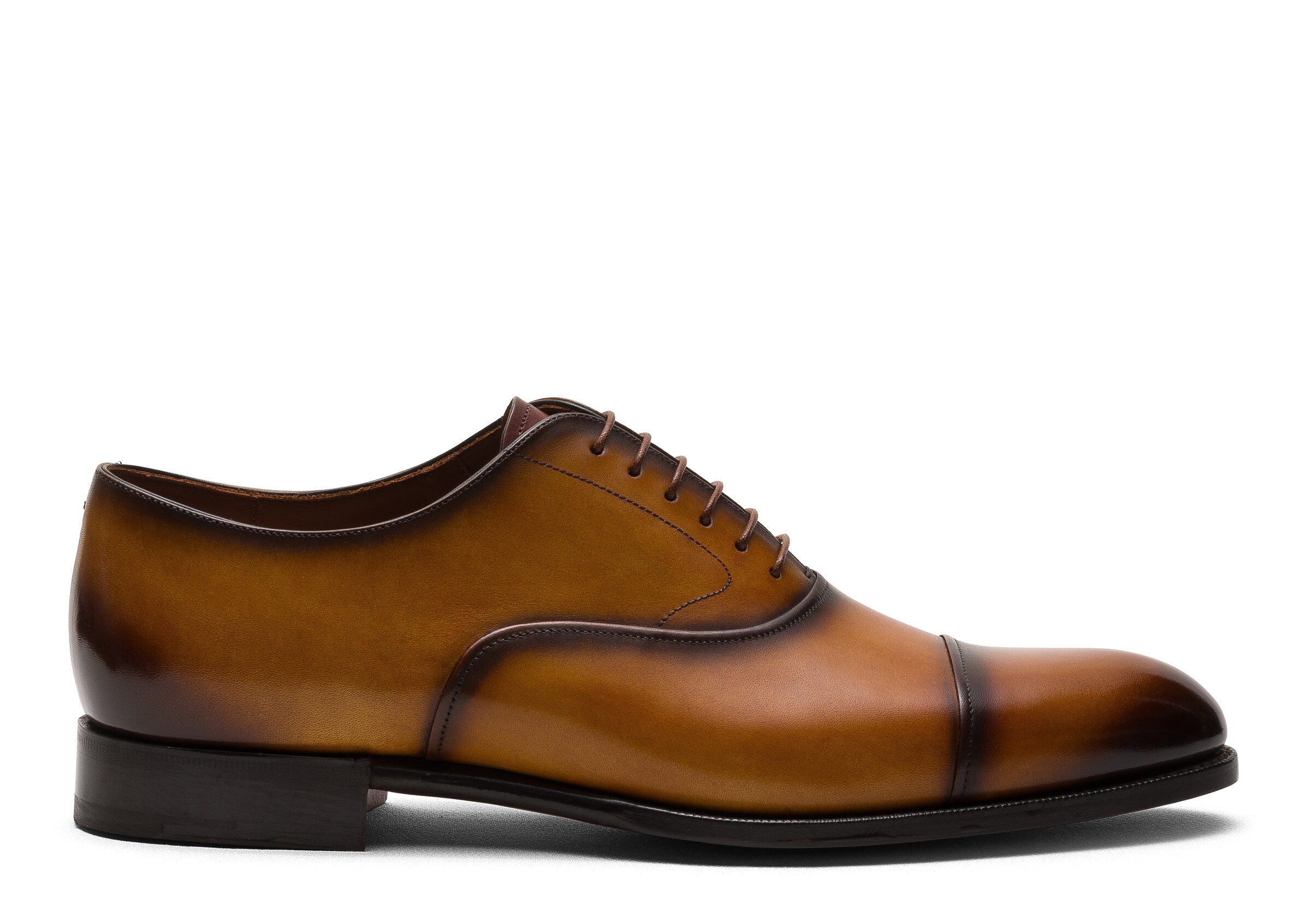 Church Doha Leather Oxford, Man, Tan, Size 9,5