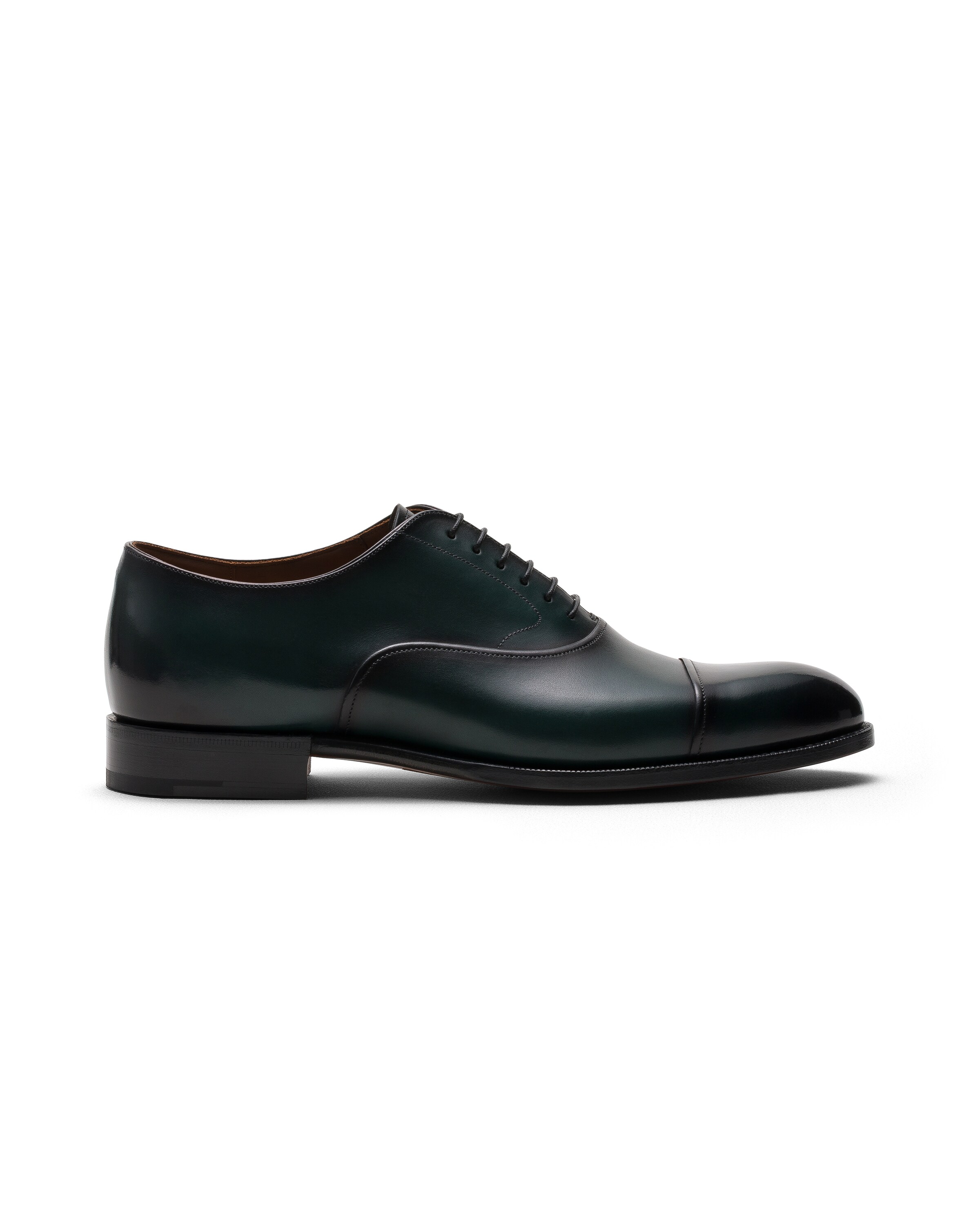 Church Doha Leather Oxford, Man, Green, Size 7,5