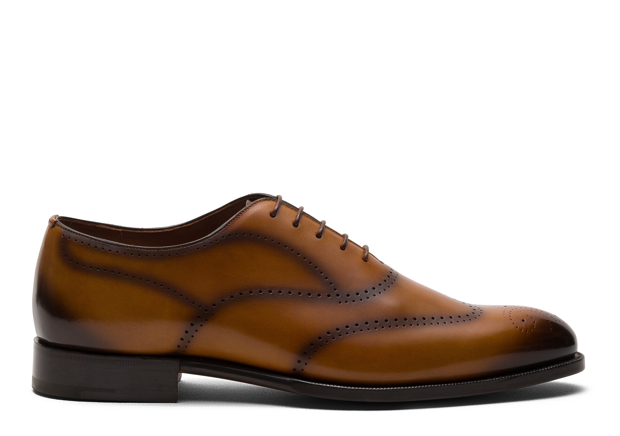 Church Doha Leather Oxford, Man, Tan, Size 7