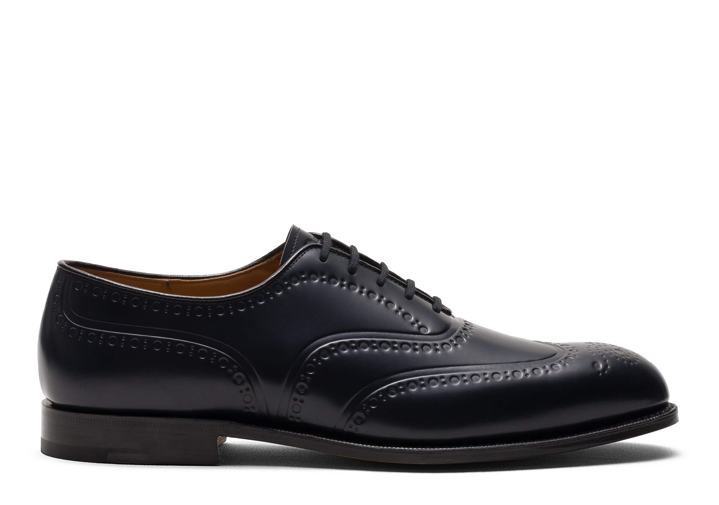 Church Polished Binder Oxford Brogue, Man, Blue, Size 9,5