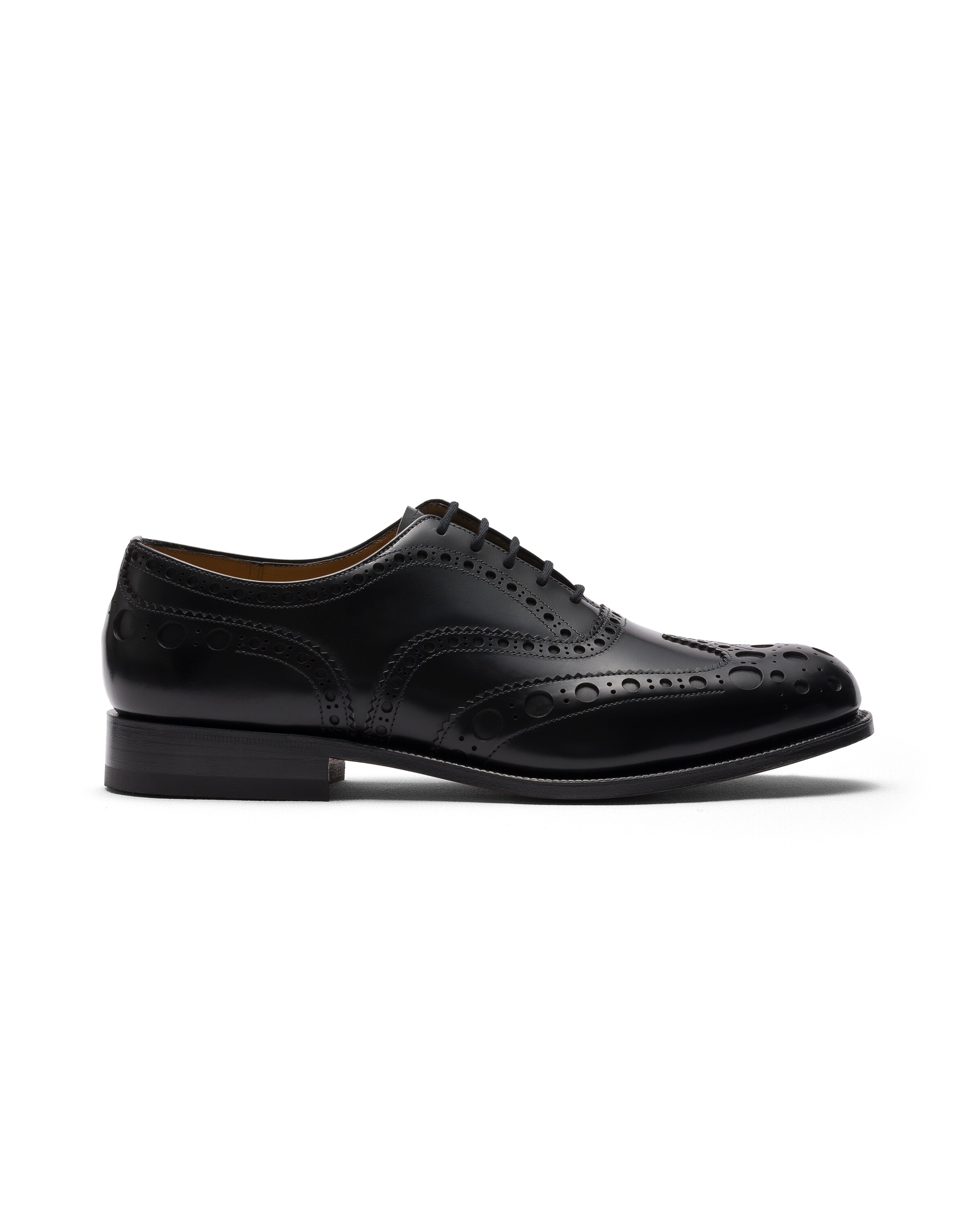 Church Polished Binder Oxford Brogue, Man, Black, Size 12