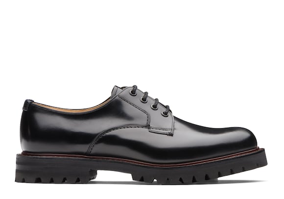 Elkstone Soft Grain Leather Derby Black | Church's