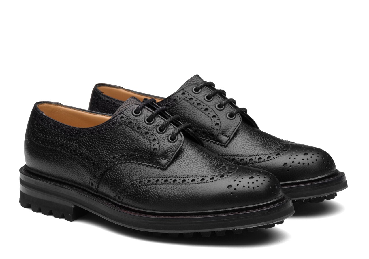 Men's Highland Grain Derby Brogue Black | Church's