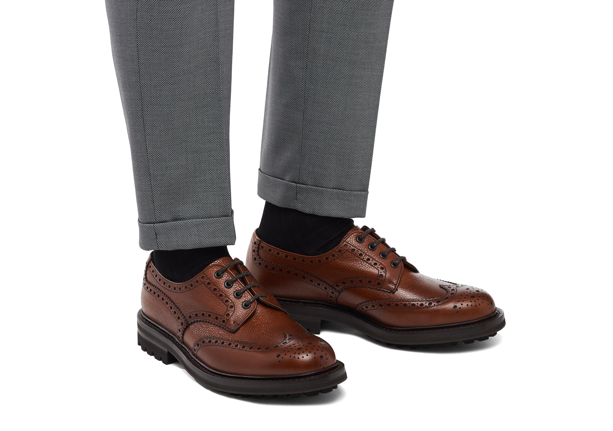 Mc pherson lw Church's Highland Grain Derby Brogue Brown
