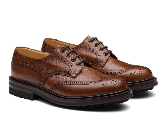 Church's Mc pherson lw Richelieu Derby Grain Highland Marron
