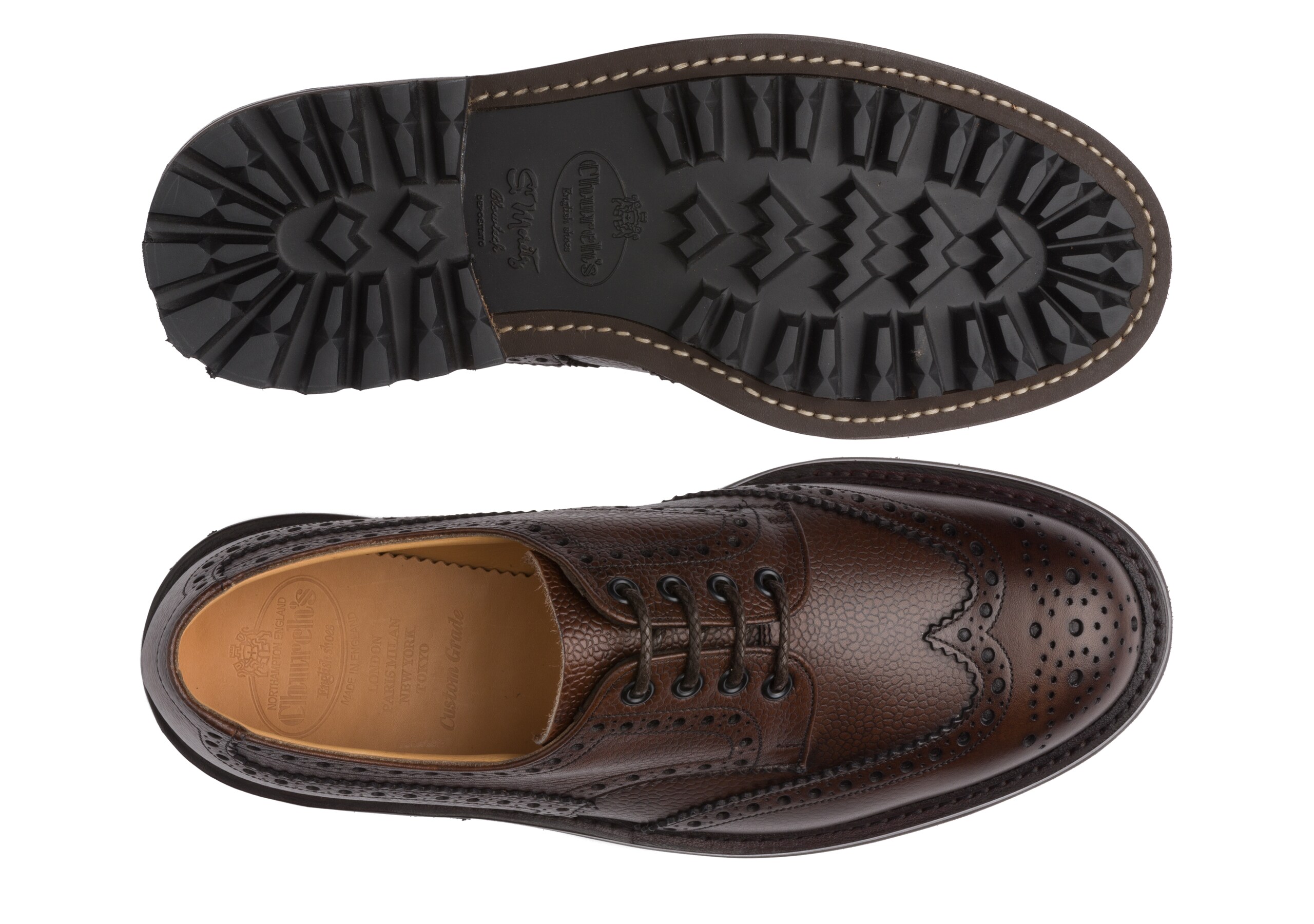 Mc pherson lw Church's Richelieu Derby Grain Highland Marron